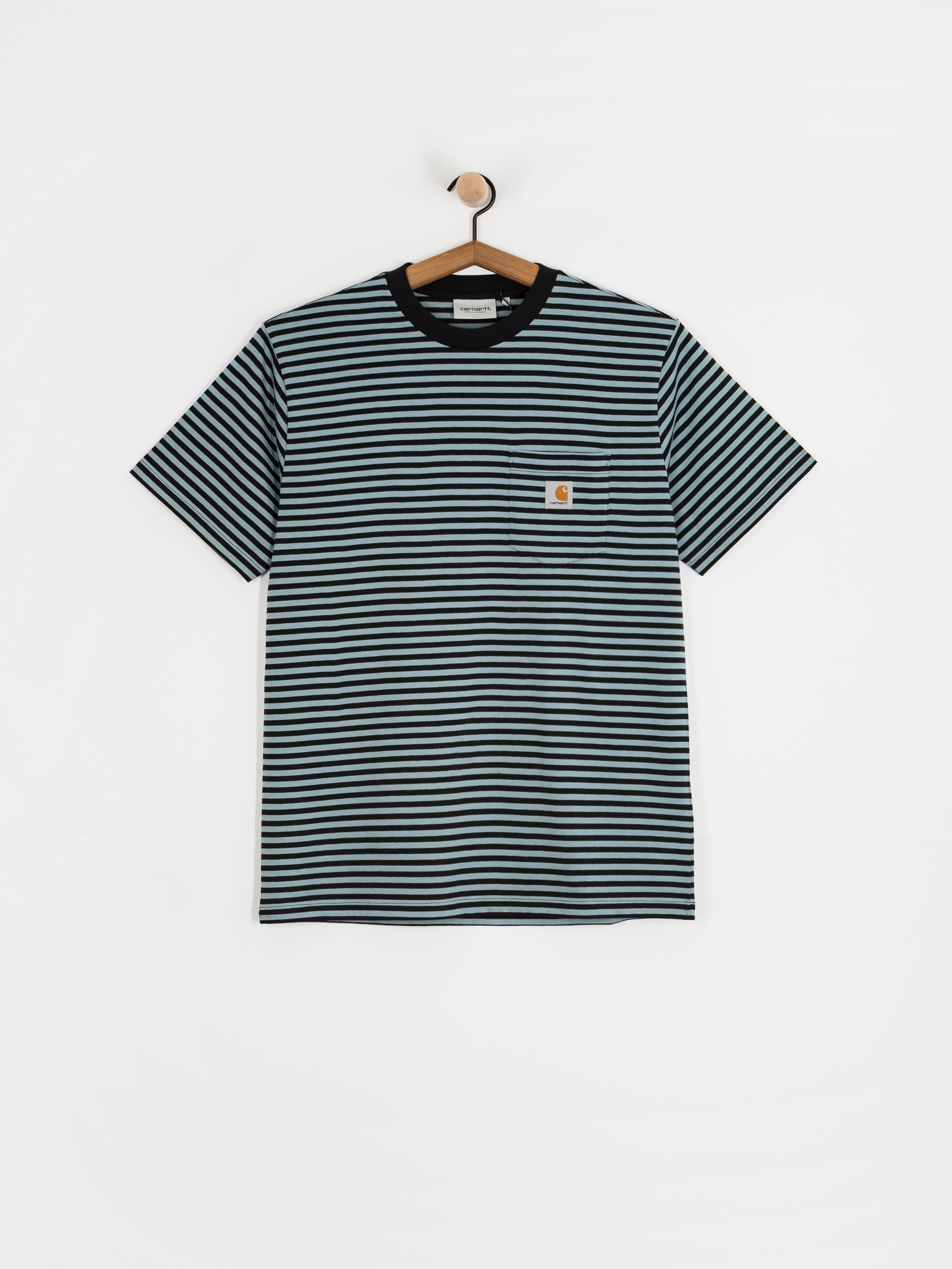 T-shirt Carhartt WIP Verner Pocket (verner stripe/black/citadel)