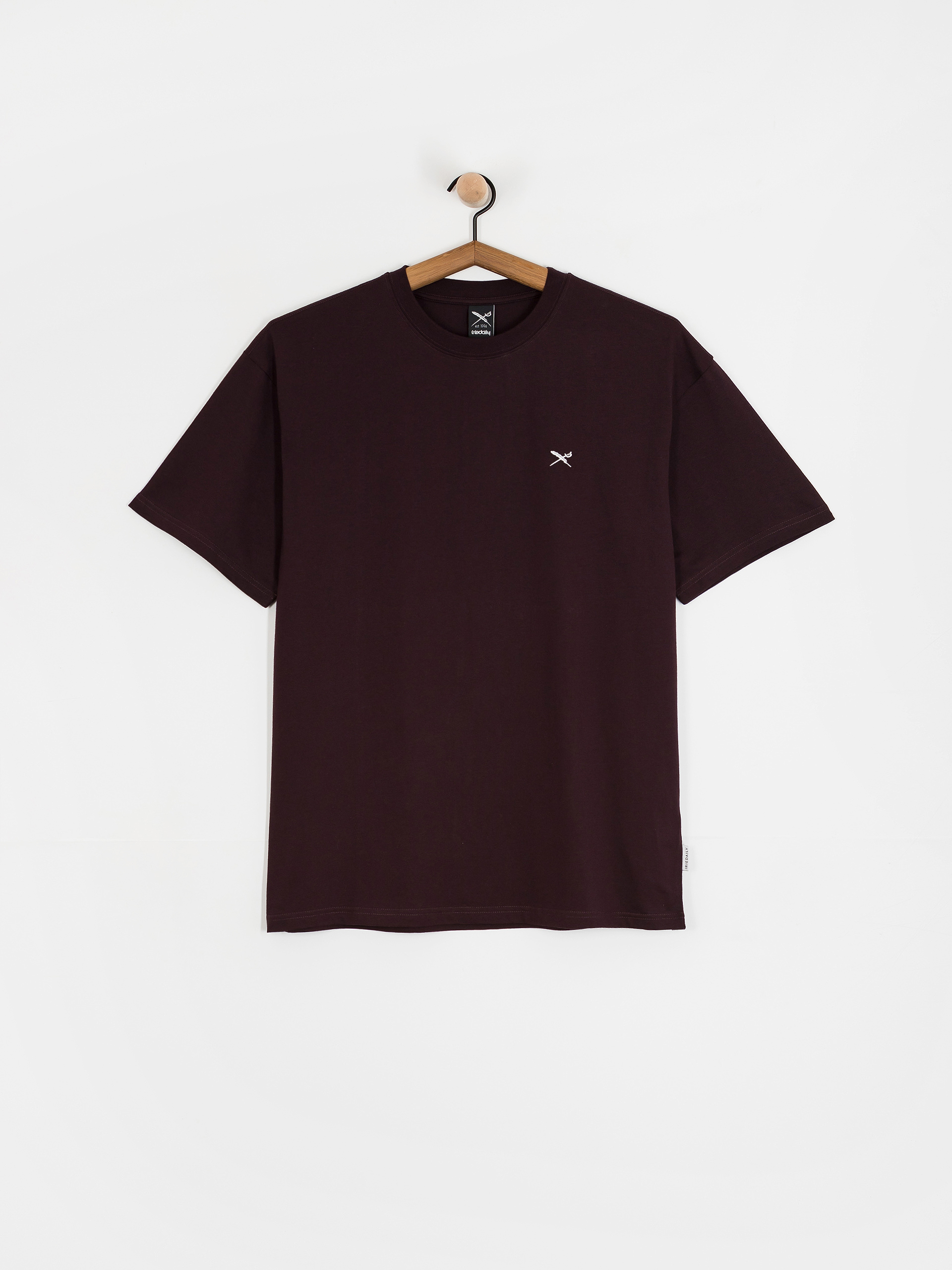 T-shirt Iriedaily Mini Flag Relaxed (aubergine)