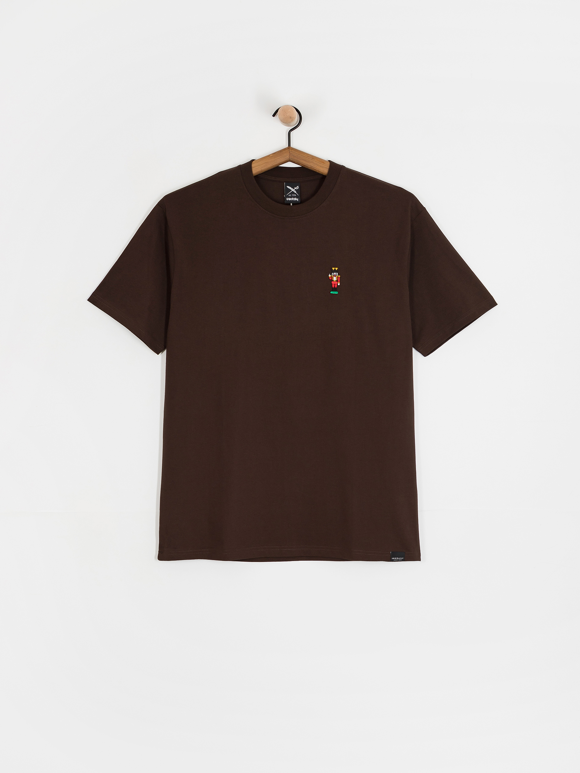 T-shirt Iriedaily Nutcrax Emb (dark coffee)