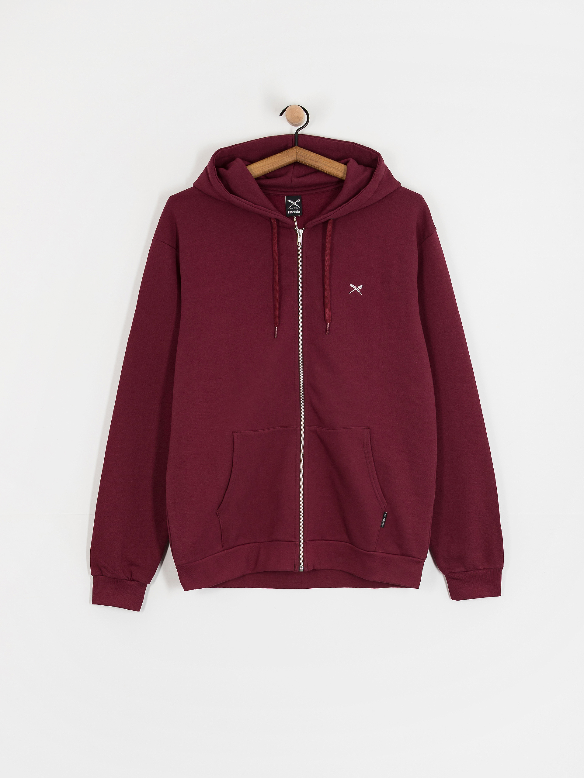 Bluza z kapturem Iriedaily Mini Flag 2 ZHD (wine)