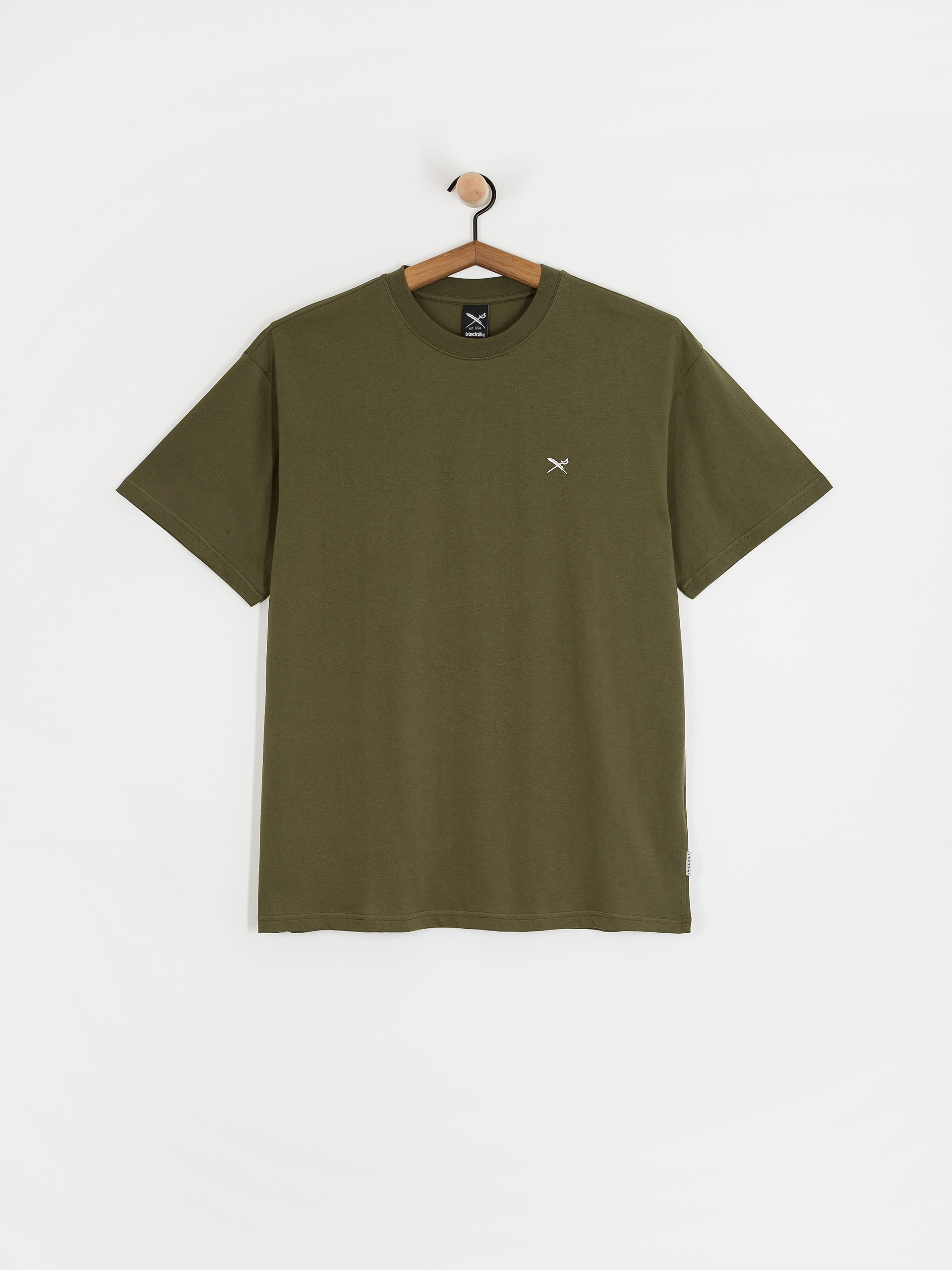 T-shirt Iriedaily Mini Flag Relaxed (warm olive)
