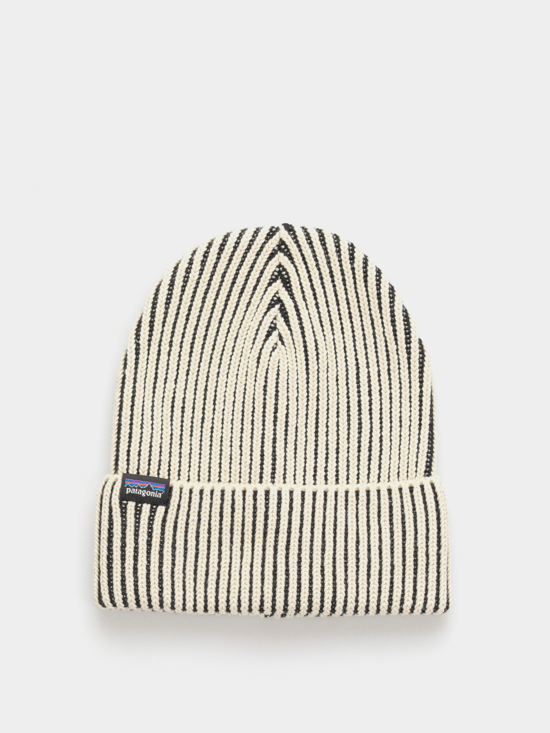 Czapka zimowa Patagonia Fishermans Rolled (contrast stripe black)