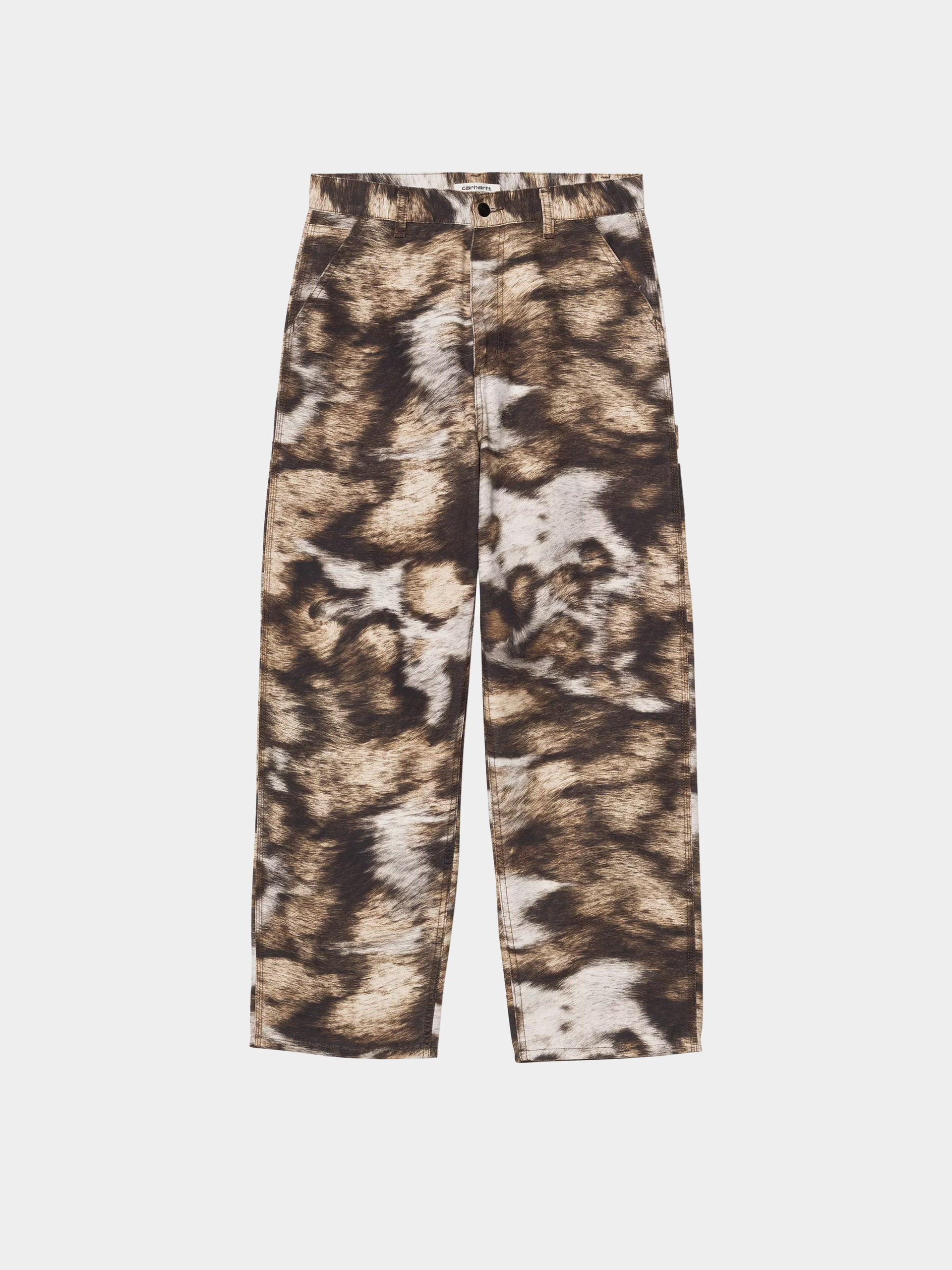 Spodnie Carhartt WIP Brandon Single Knee Wmn (wild dog print/stone washed)