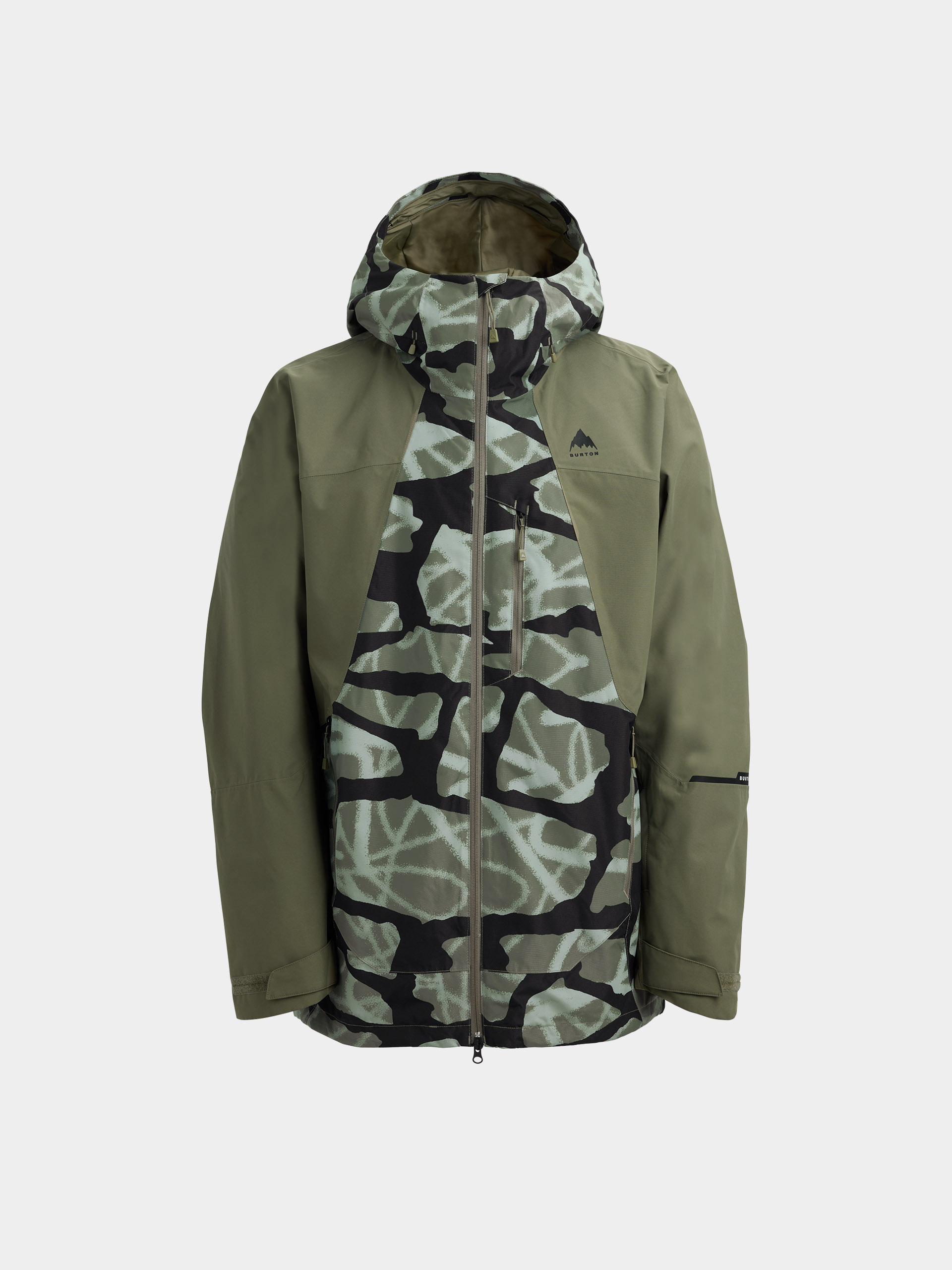 Kurtka snowboardowa Burton Reserve 2L (graffiti camo/forest moss)