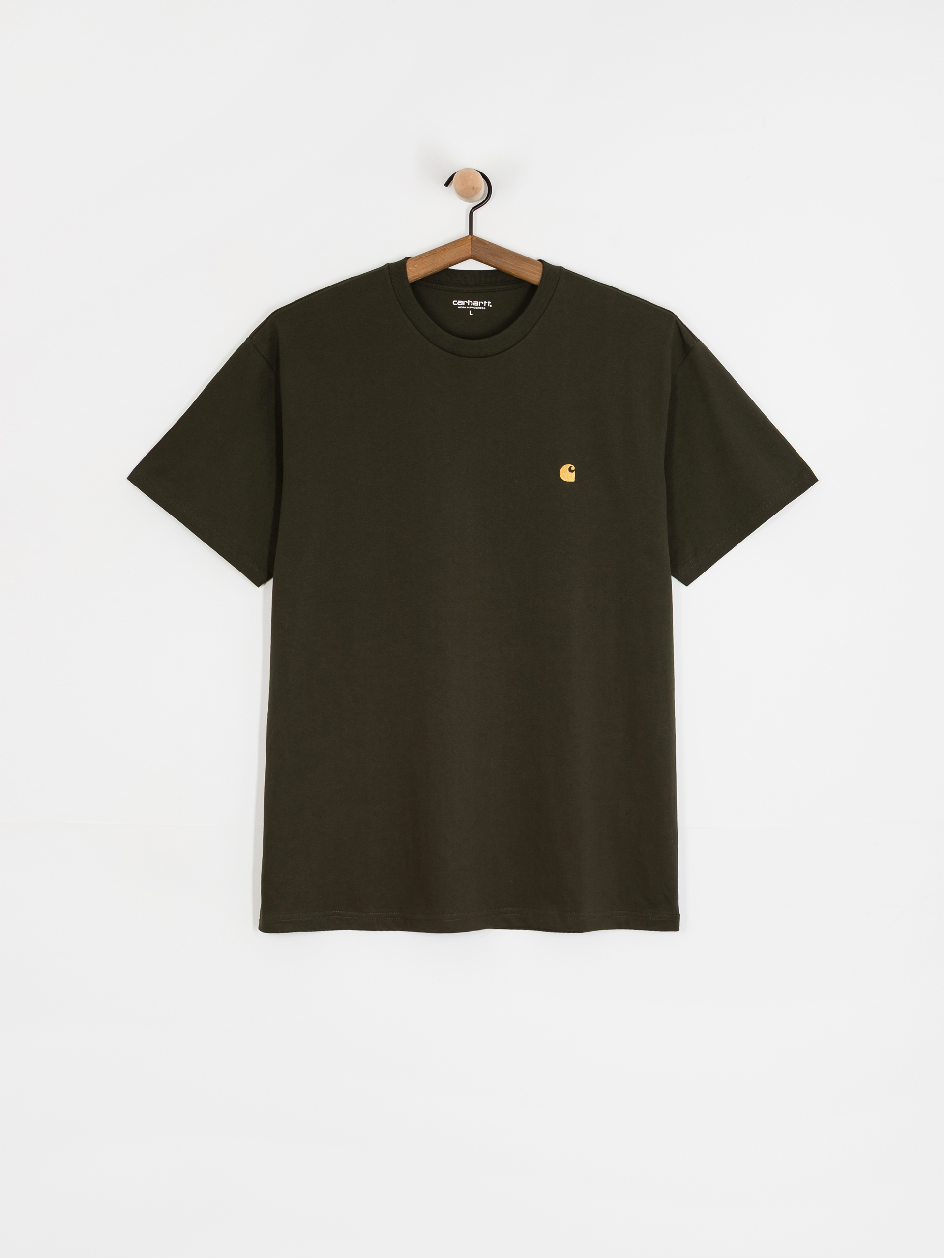 T-shirt Carhartt WIP Chase (olive/gold)