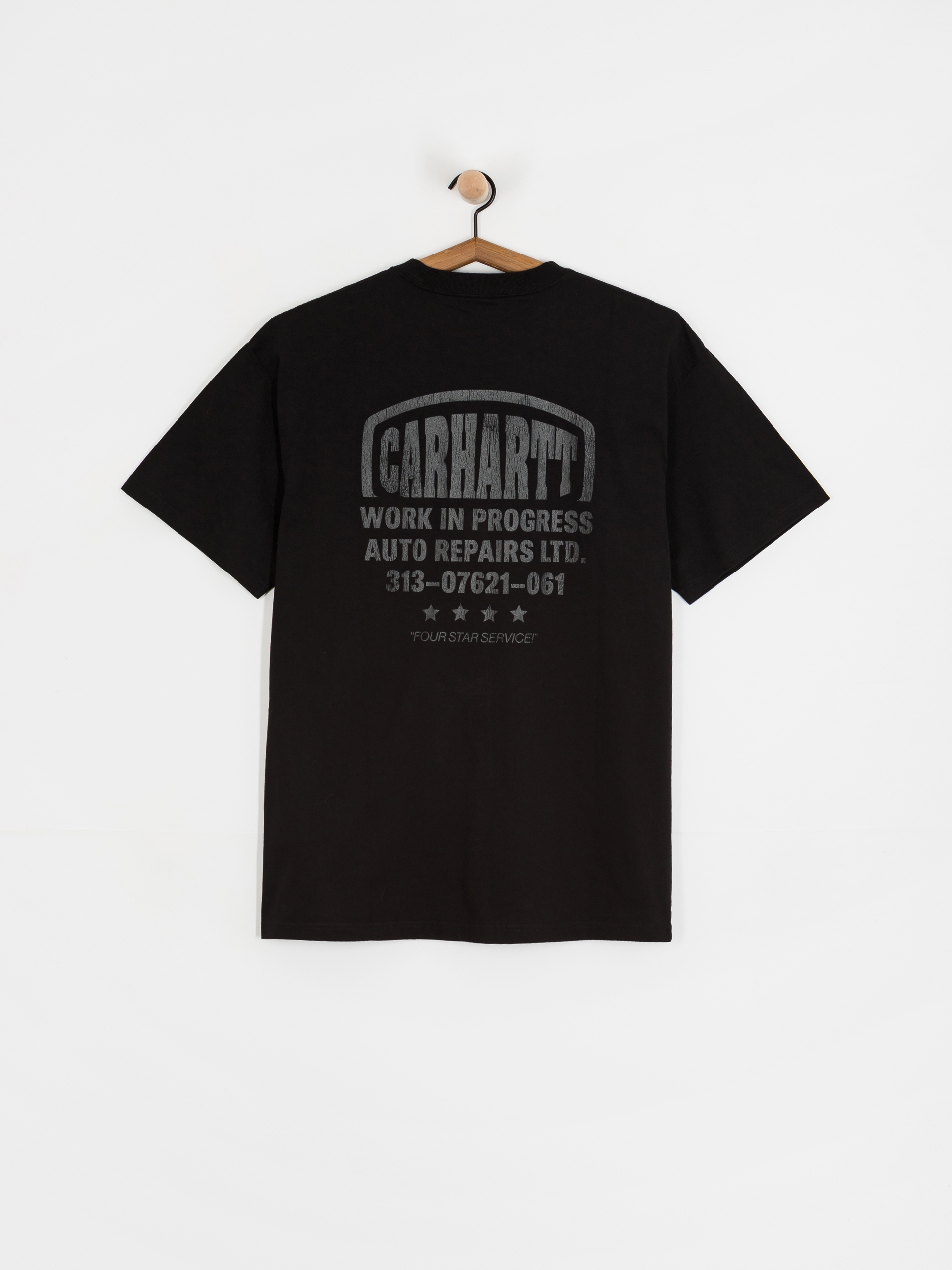 T-shirt Carhartt WIP Heart II Hartt - czarny (black)