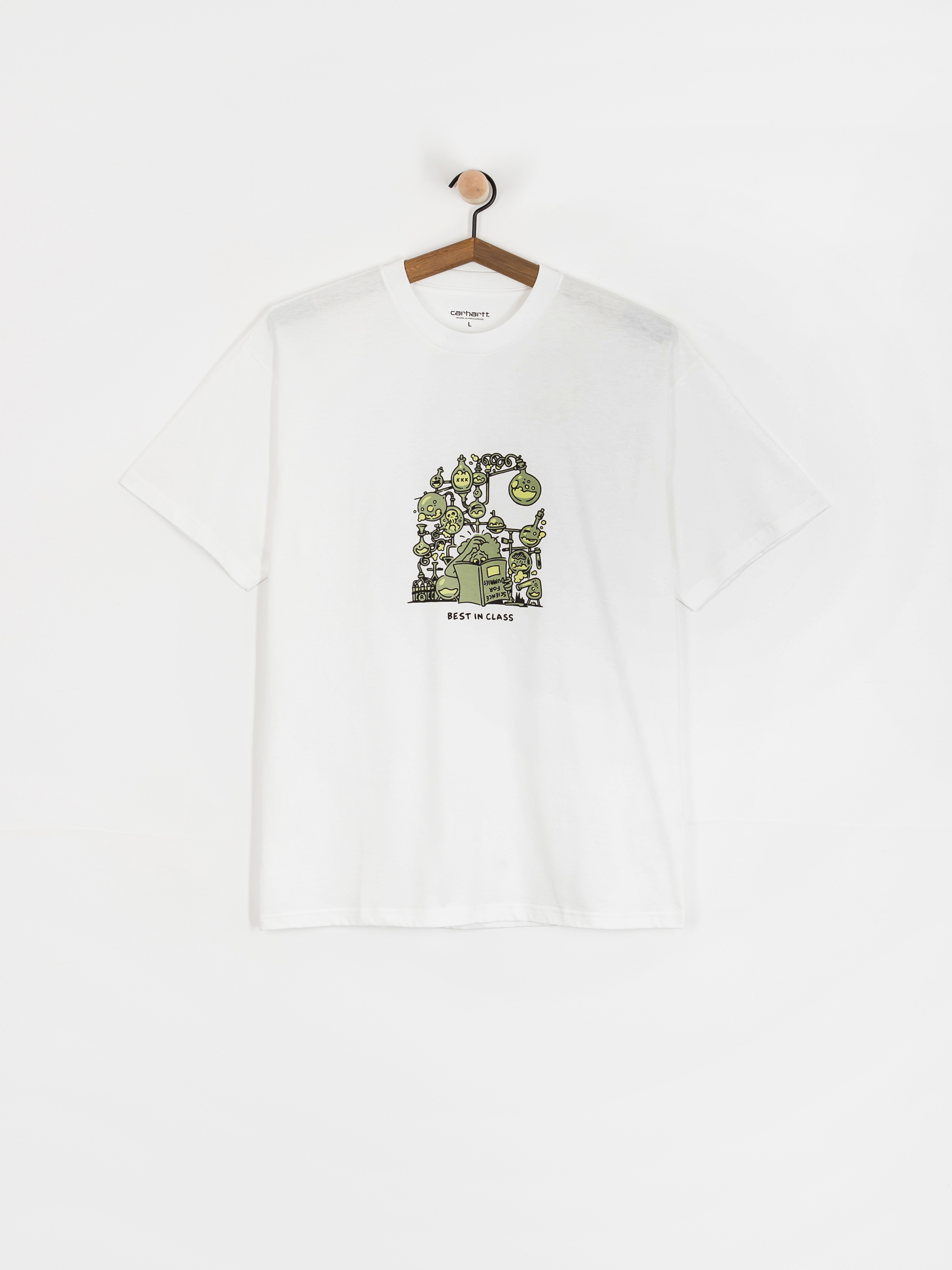 T-shirt Carhartt WIP Beaker (white)