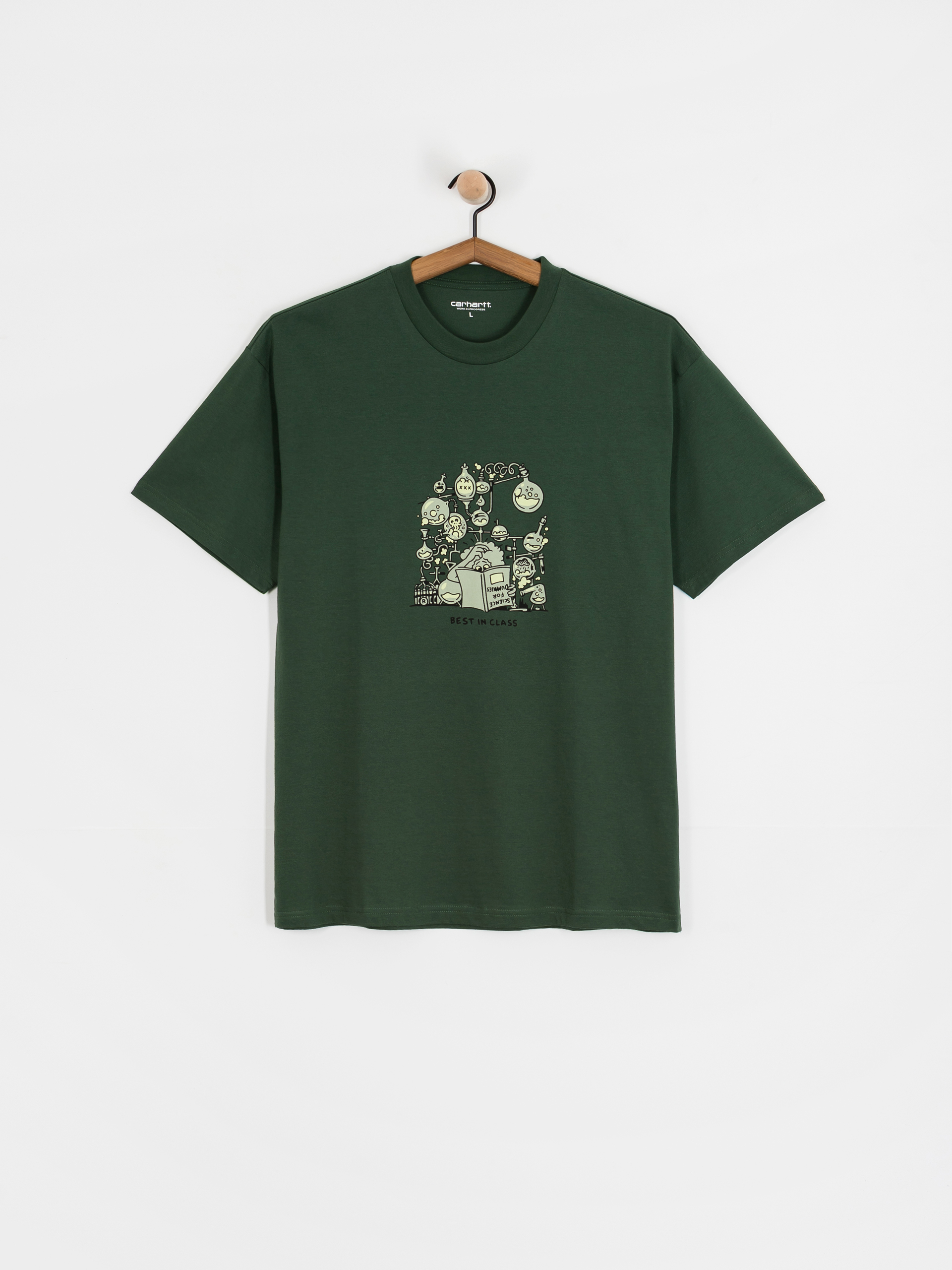 T-shirt Carhartt WIP Beaker (sycamore tree)