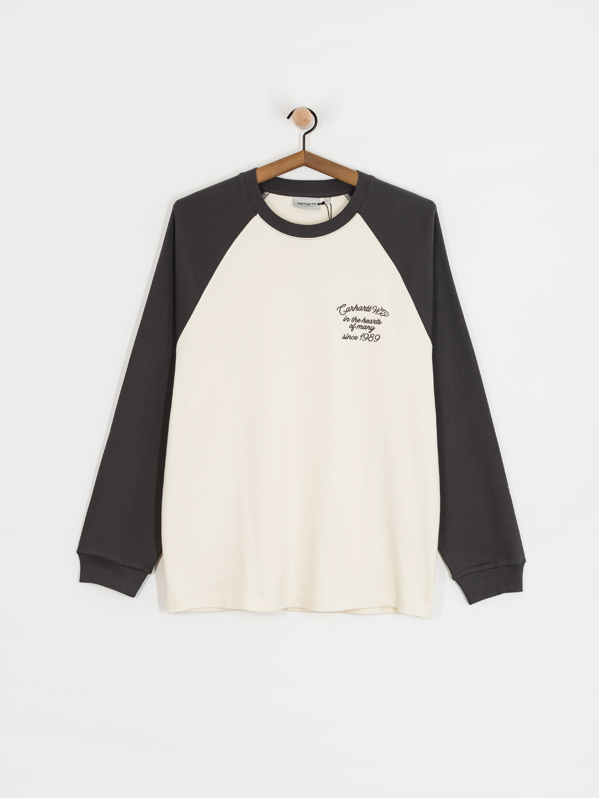 Longsleeve Carhartt WIP Alston (wax/graphite)