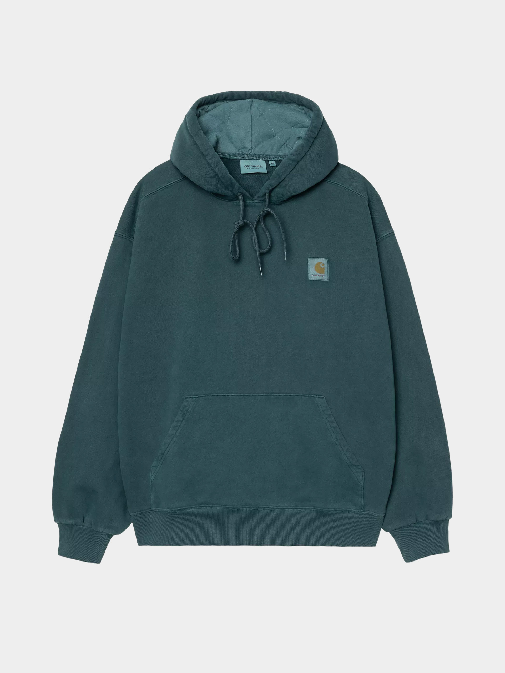 Bluza z kapturem Carhartt WIP Vista HD (deep lagoon/garment dyed)