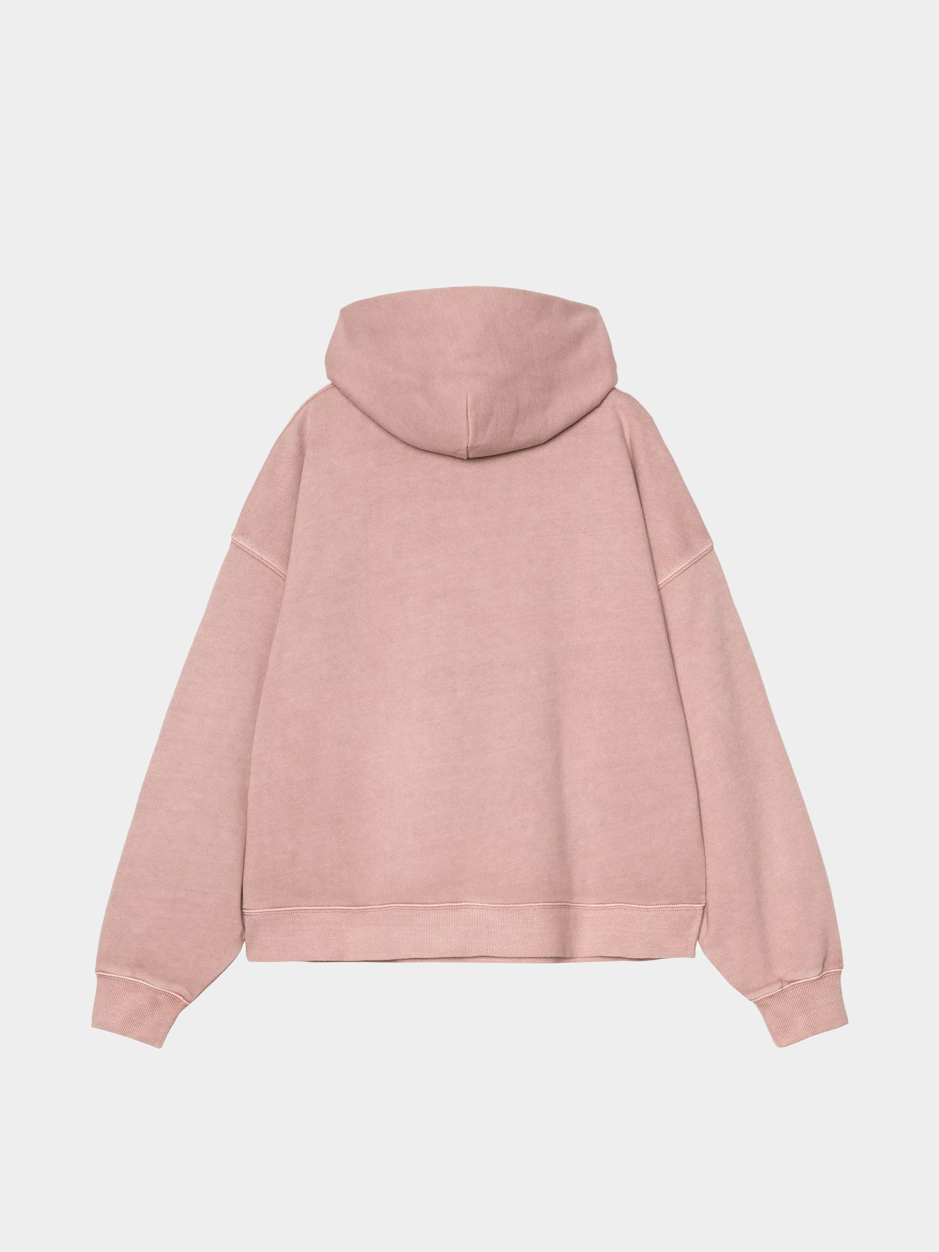 Bluza z kapturem Carhartt WIP Benton HD Wmn (glassy pink/garment dyed)