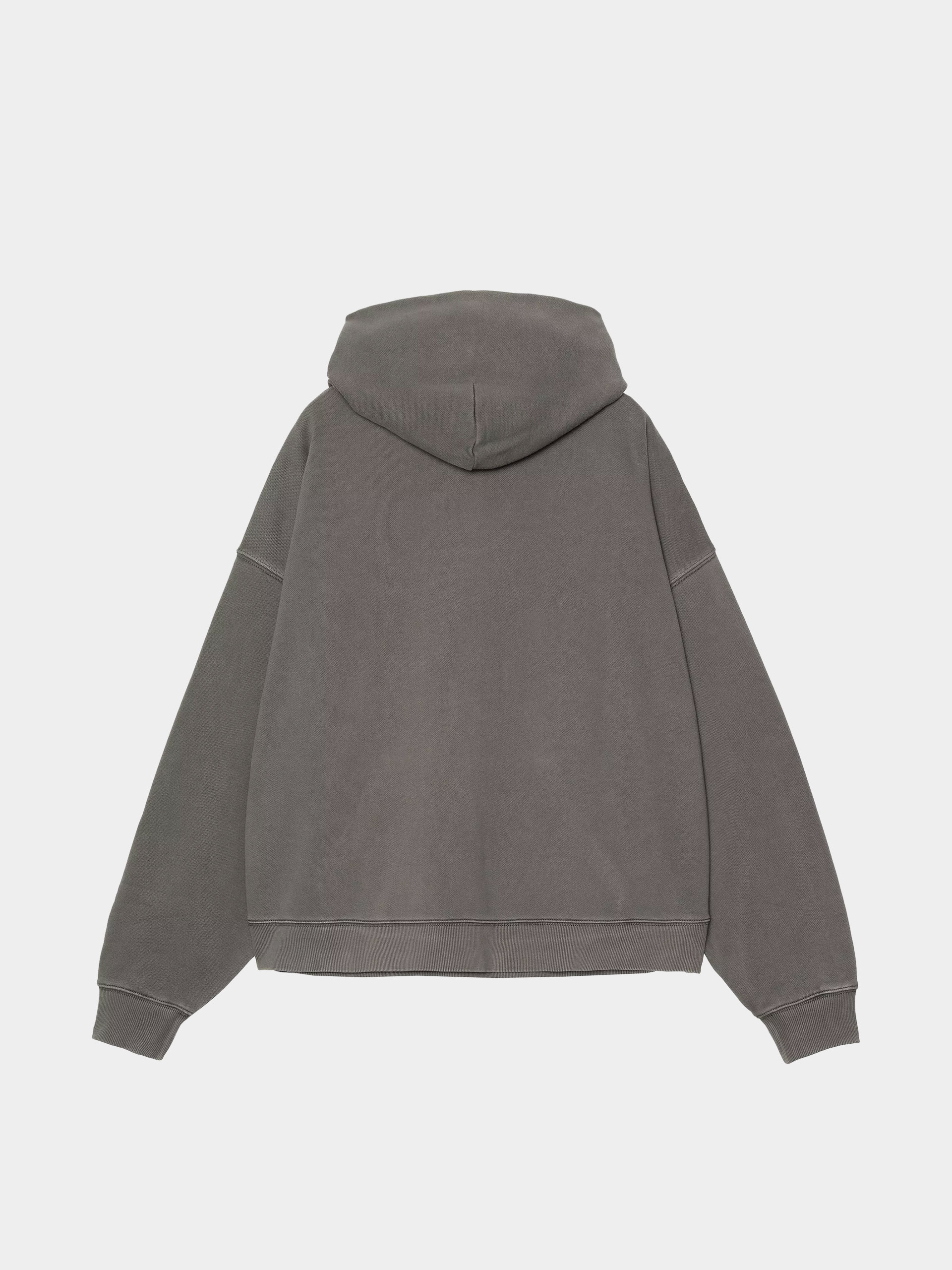 Bluza z kapturem Carhartt WIP Benton HD Wmn (graphite/garment dyed)