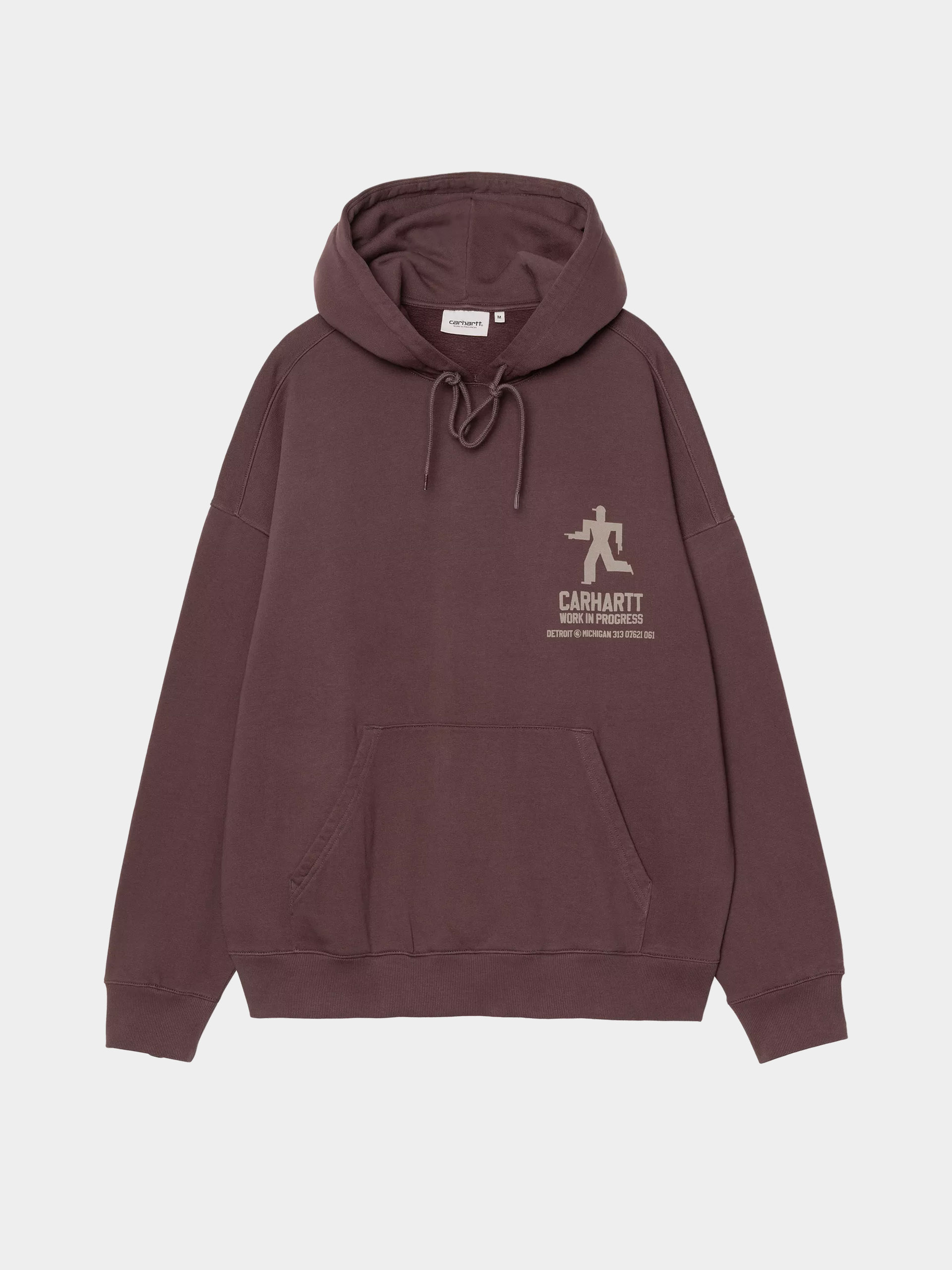 Bluza z kapturem Carhartt WIP Distance HD (palisander/stone dyed)
