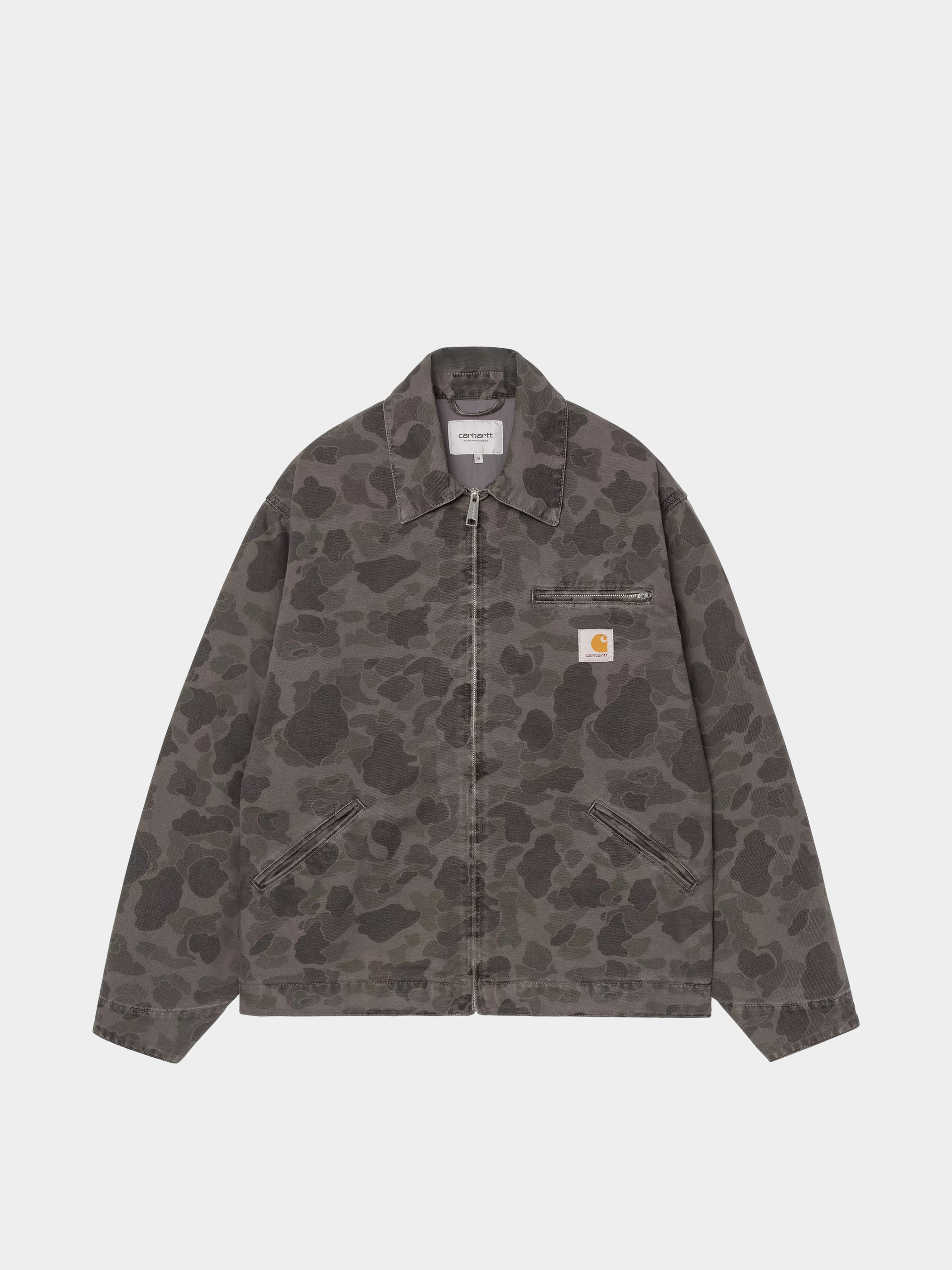 Kurtka Carhartt WIP Duck Detroit (camo duck/green/porphyry/garment dyed)