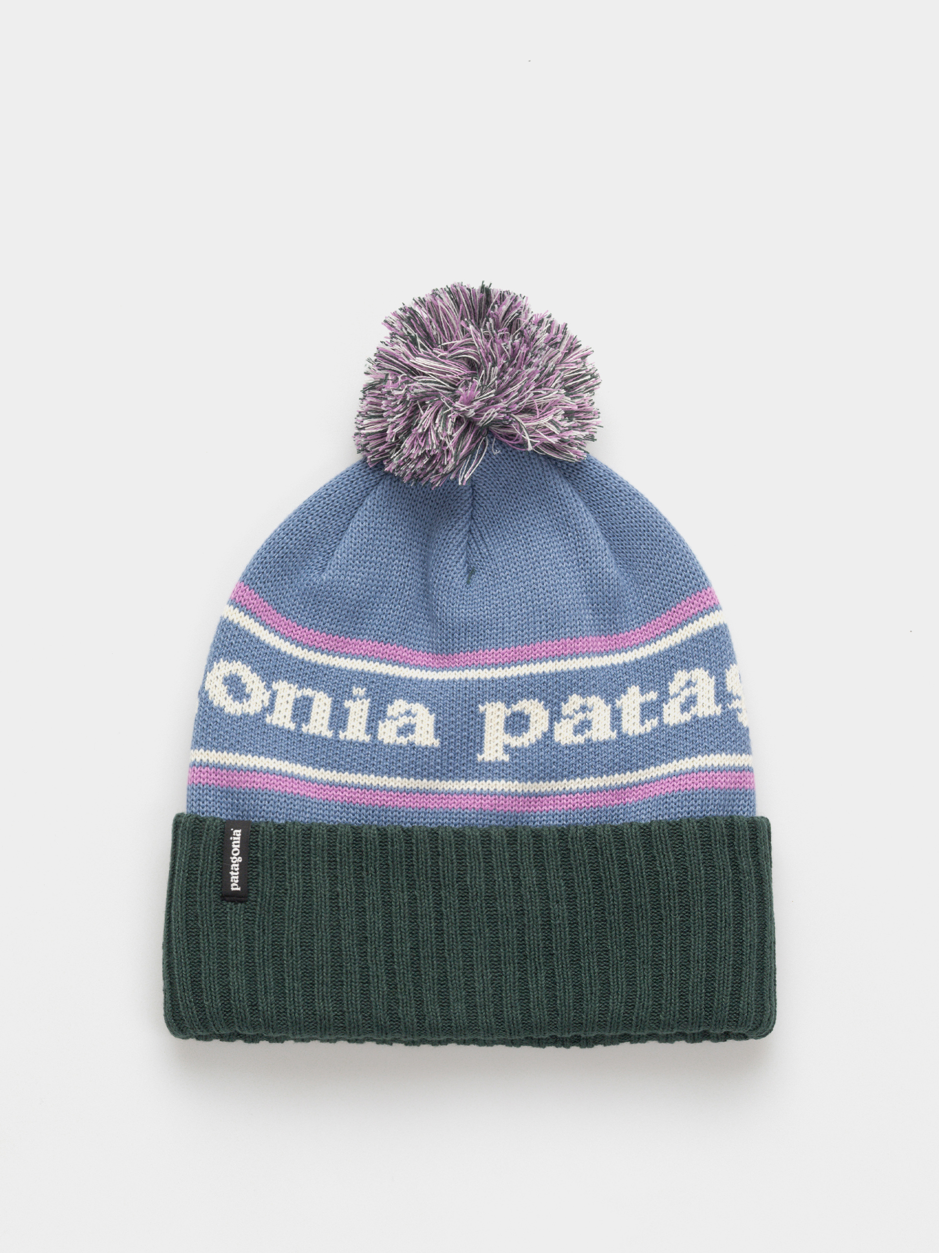 Czapka zimowa Patagonia Powder Town (park stripe barnacle blue)