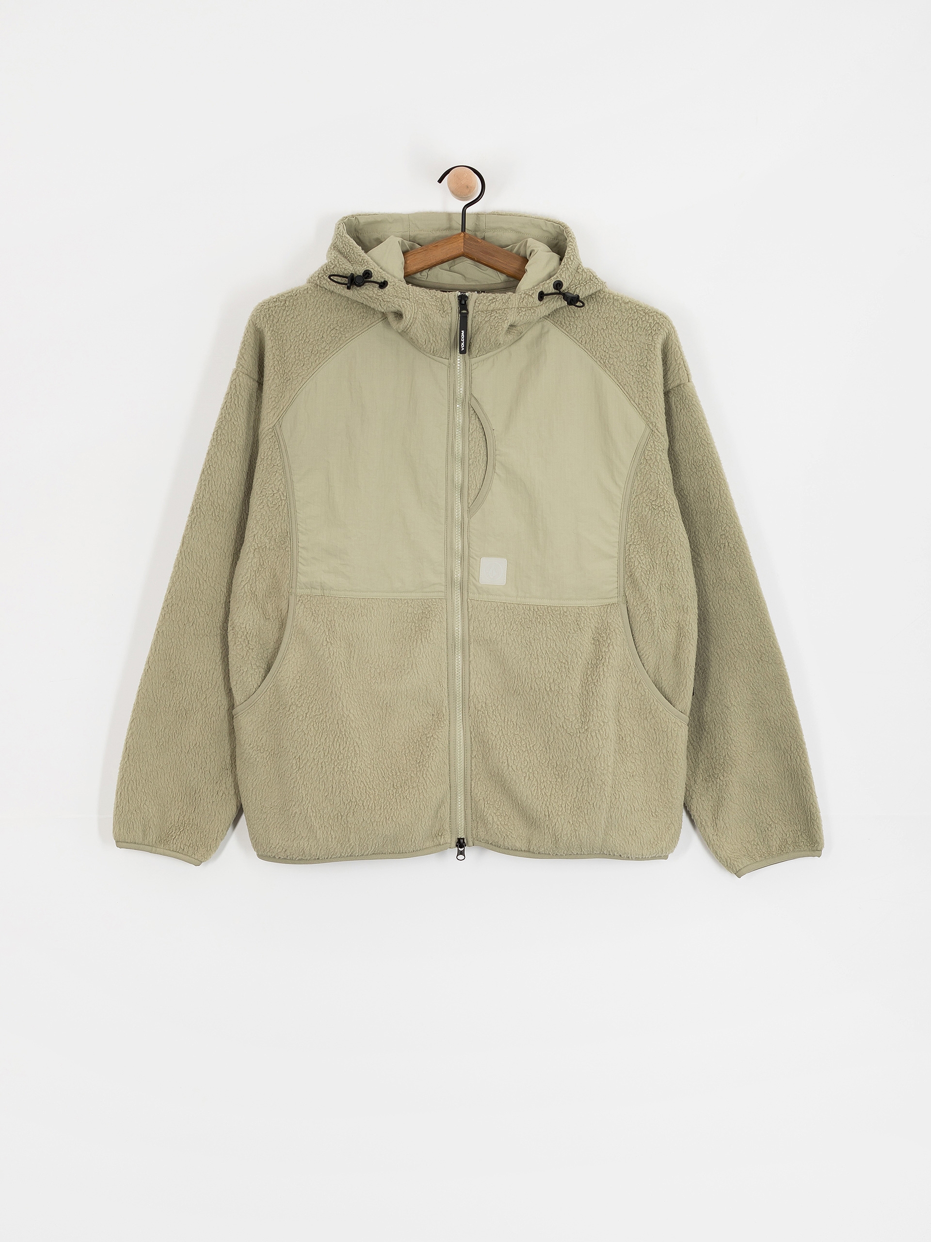 Bluza z kapturem Volcom Nomaa Sherpa ZHD (green tea)