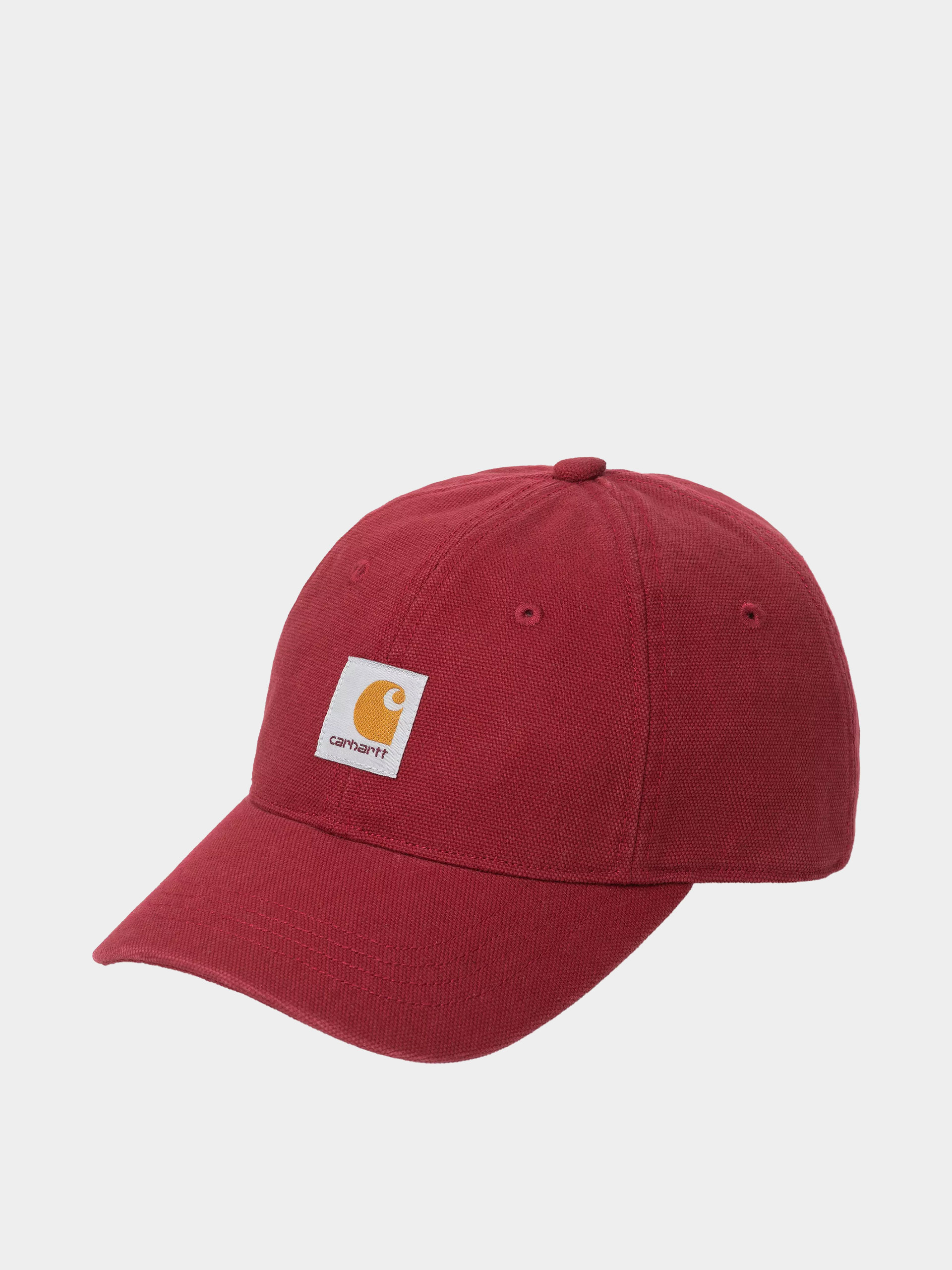 Czapka z daszkiem Carhartt WIP Selby Canvas (scarlet/stone washed)