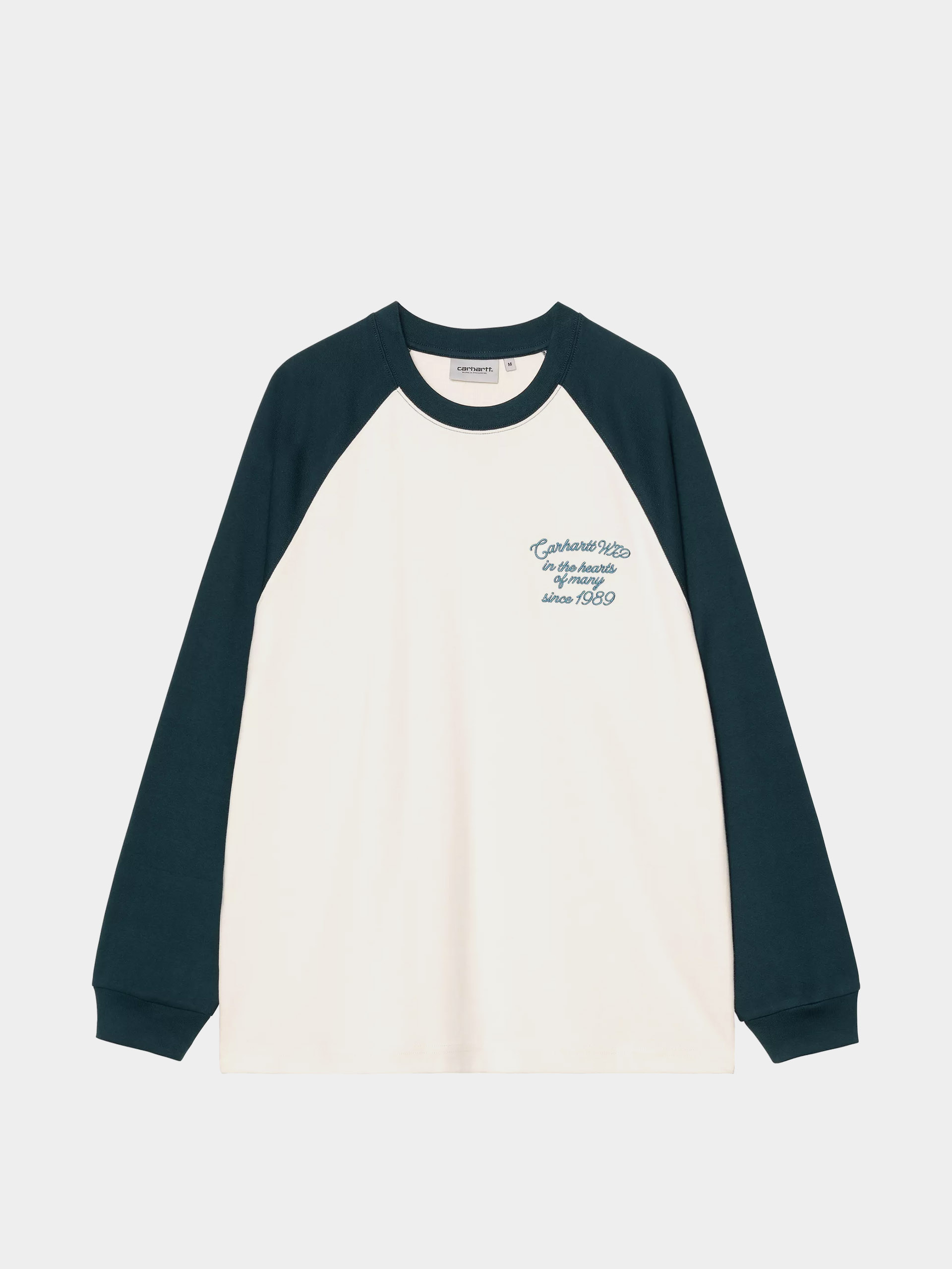 Longsleeve Carhartt WIP Alston (wax/deep lagoon)