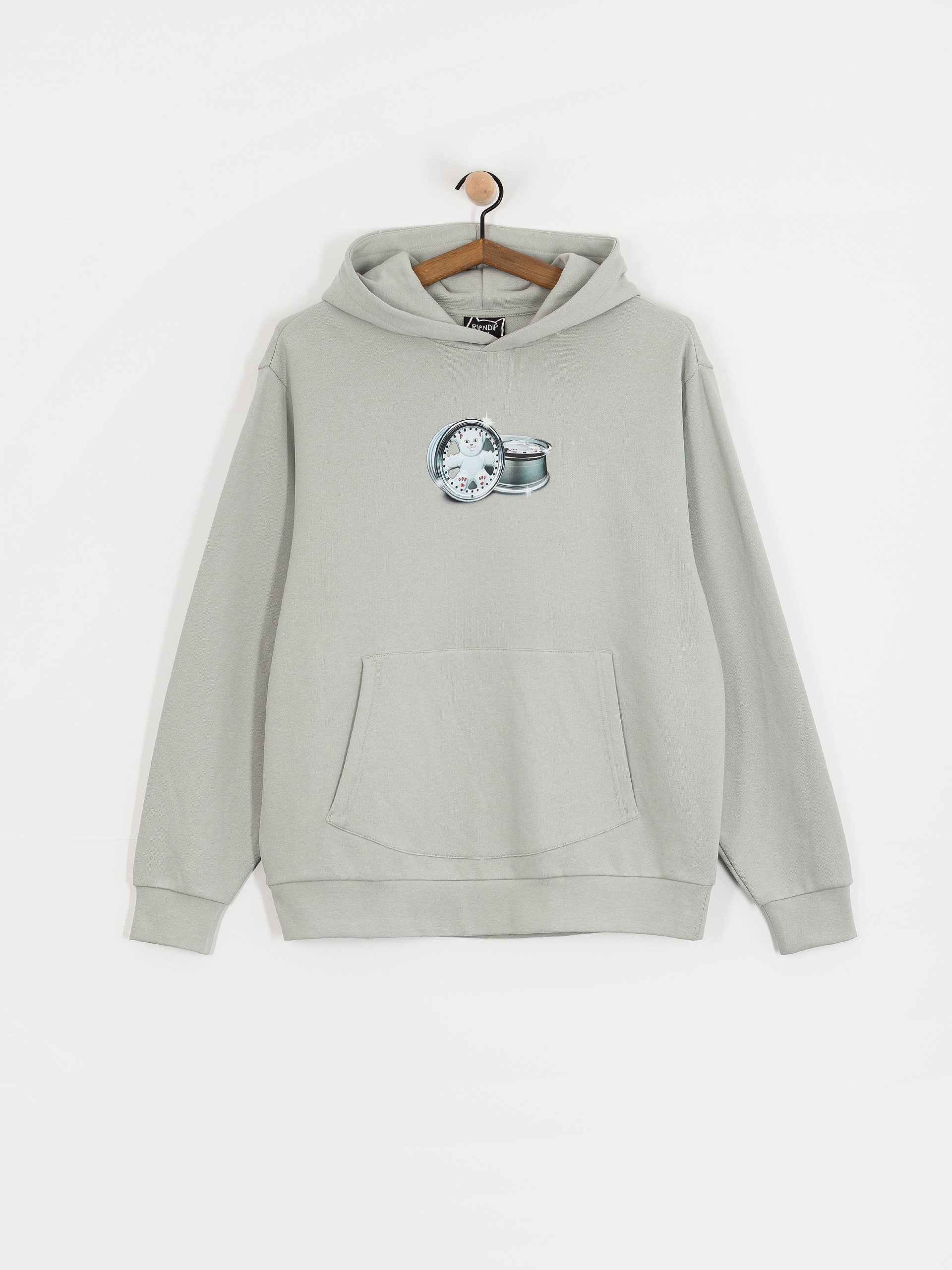 Bluza z kapturem RipNDip Nerm On Wheels HD (grey)