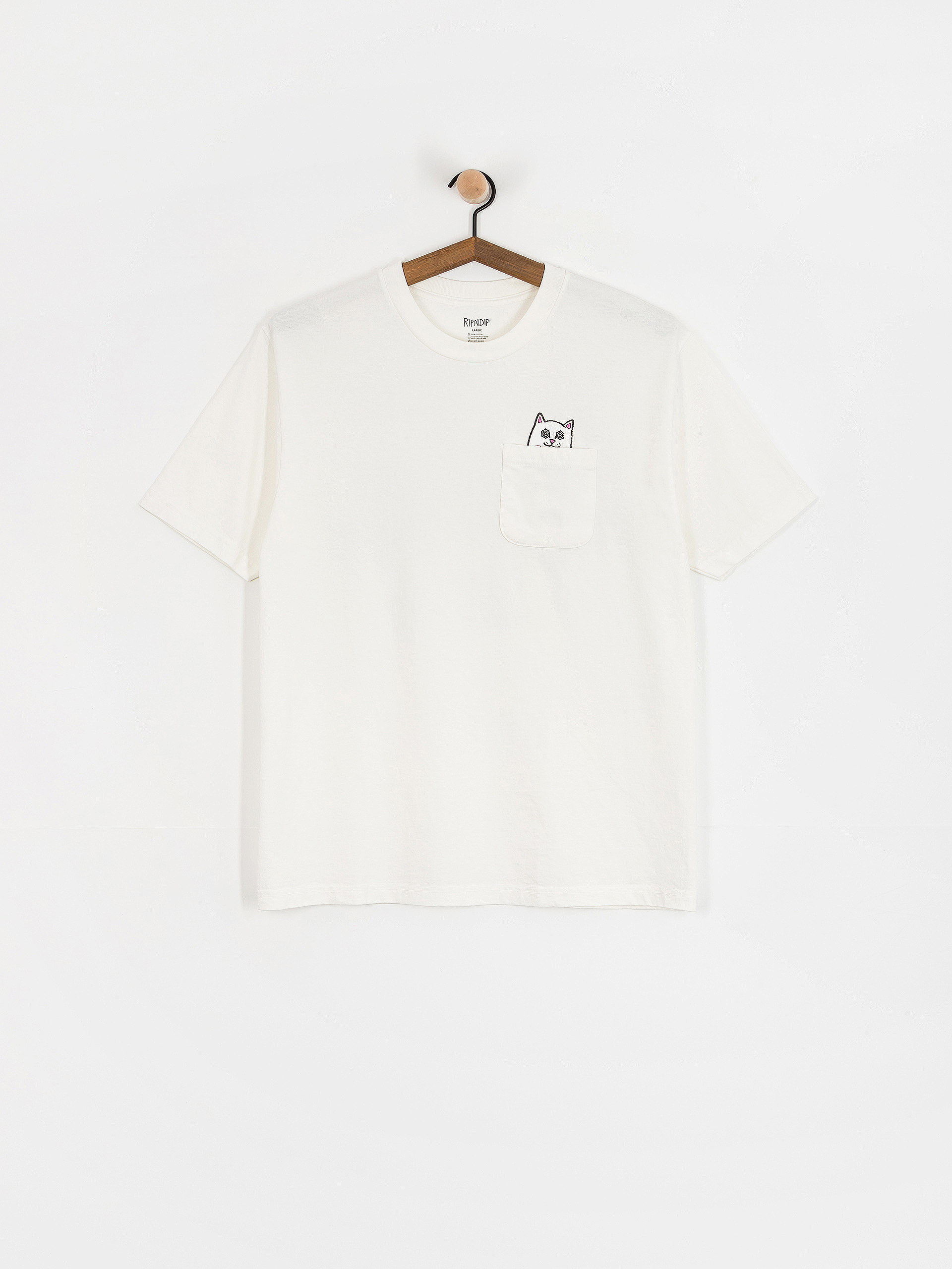 T-shirt RipNDip Nut Then Bolt Pocket (bone)