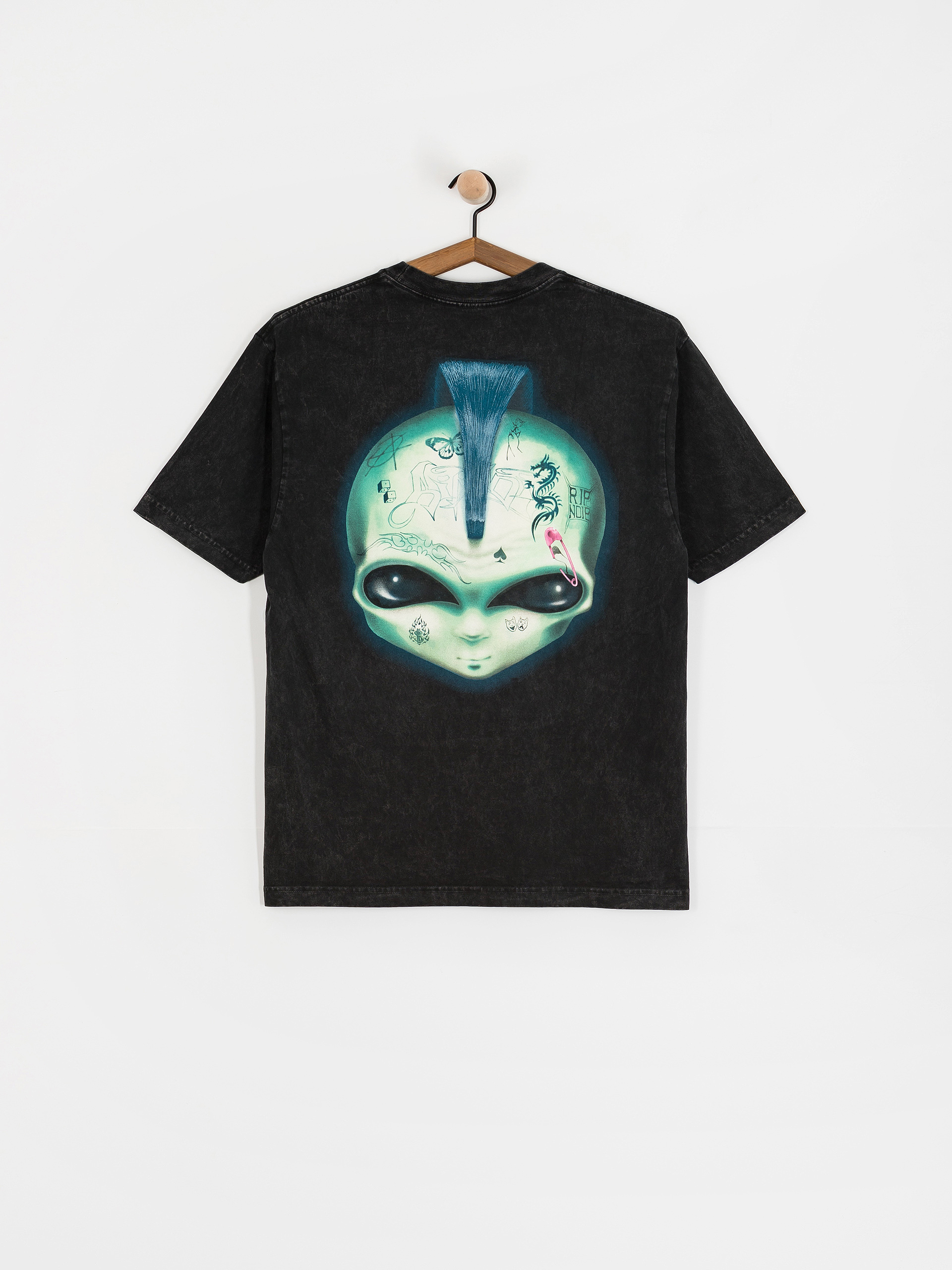 T-shirt RipNDip Squabble Up (black vintage wash)