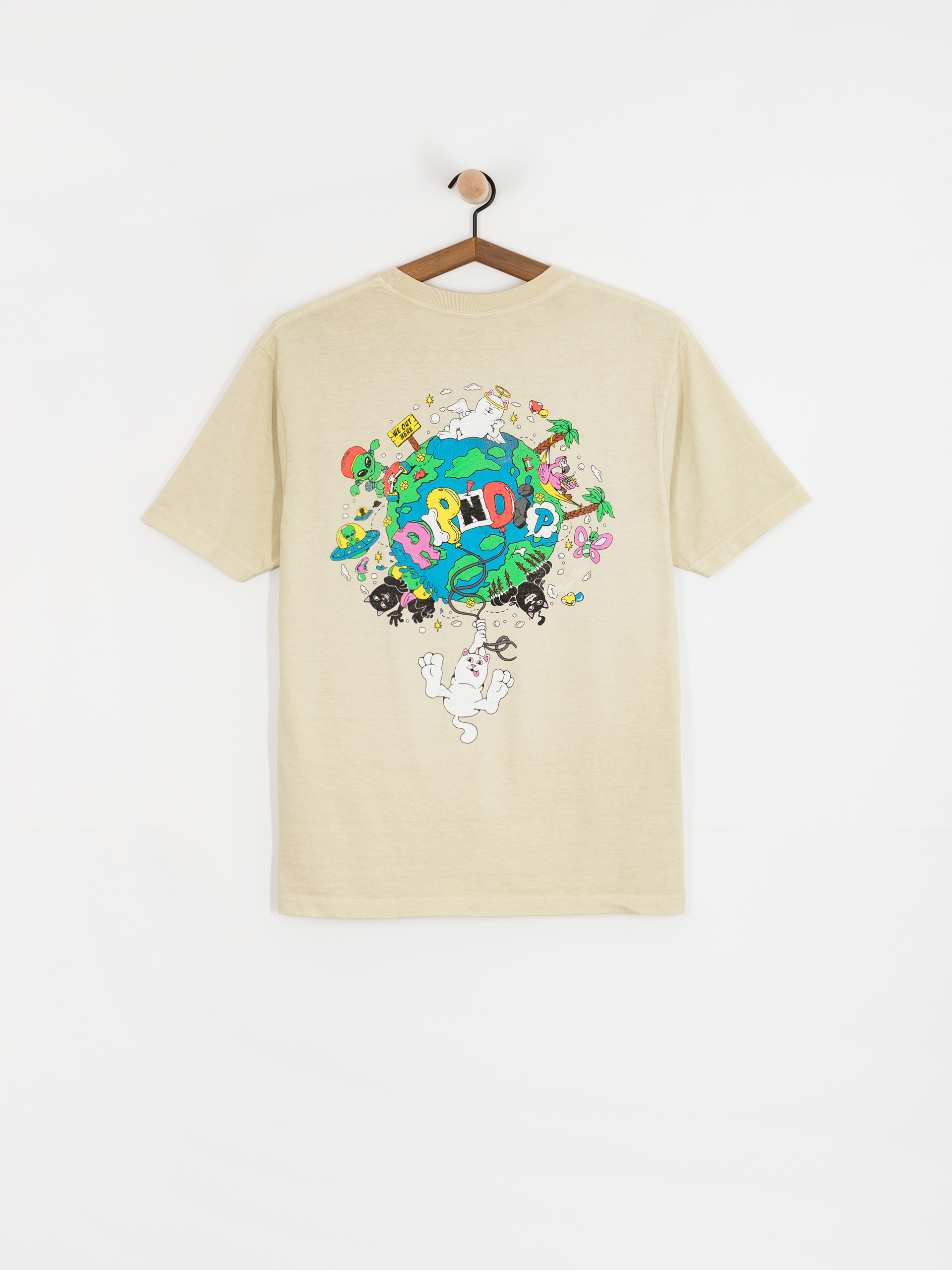 T-shirt RipNDip Nerm World (sand)