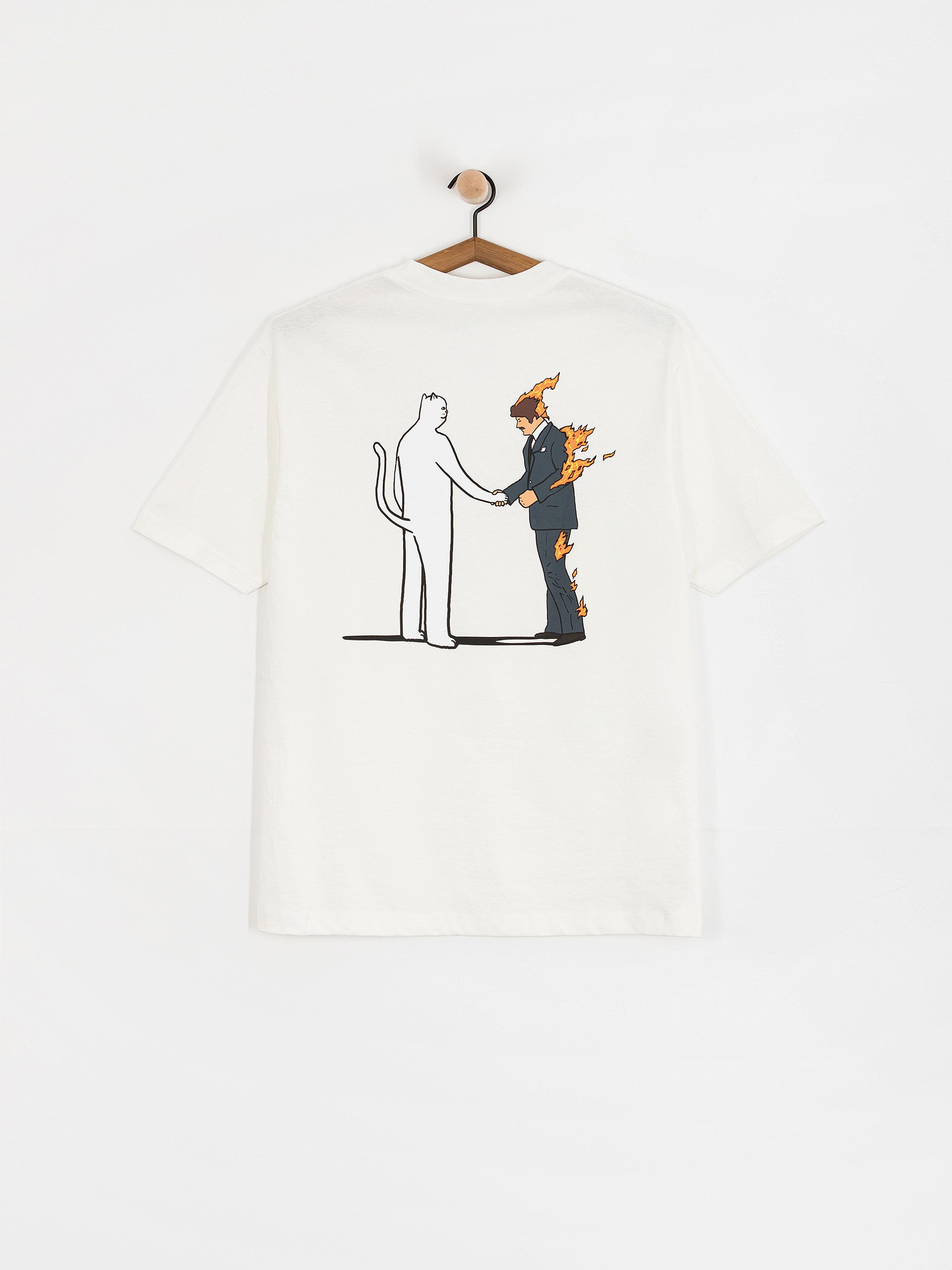 T-shirt RipNDip Burn (bone)