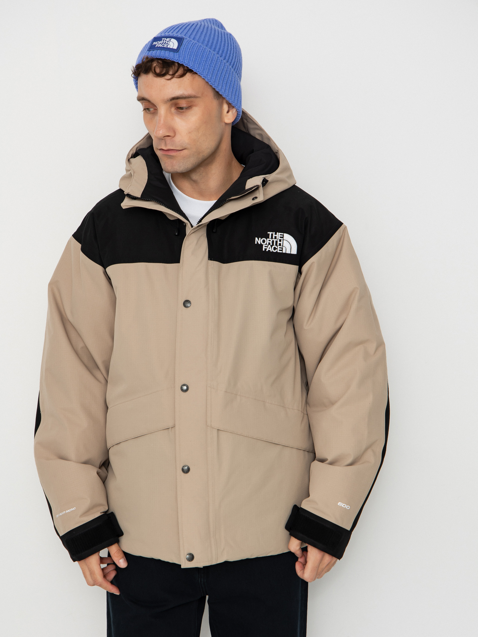 Kurtka The North Face Mountain Down (mushroom grey/tnf black)