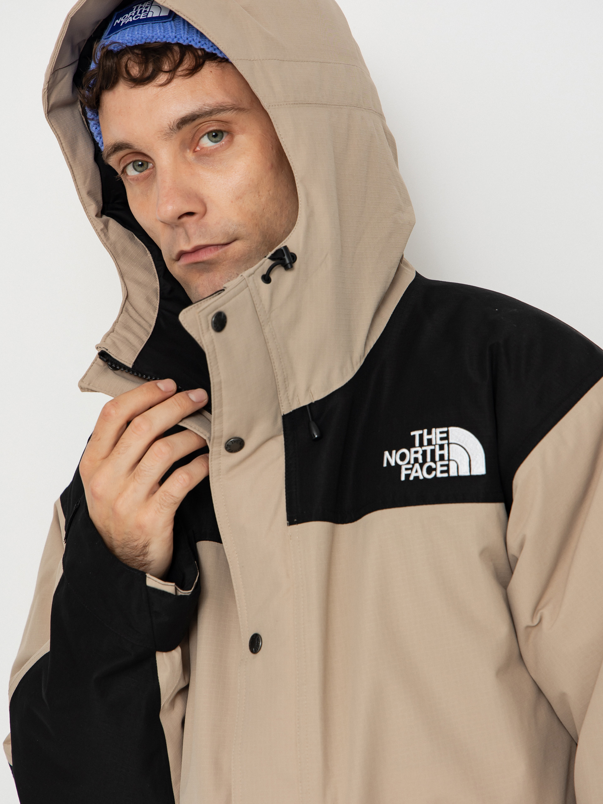 Kurtka The North Face Mountain Down (mushroom grey/tnf black)