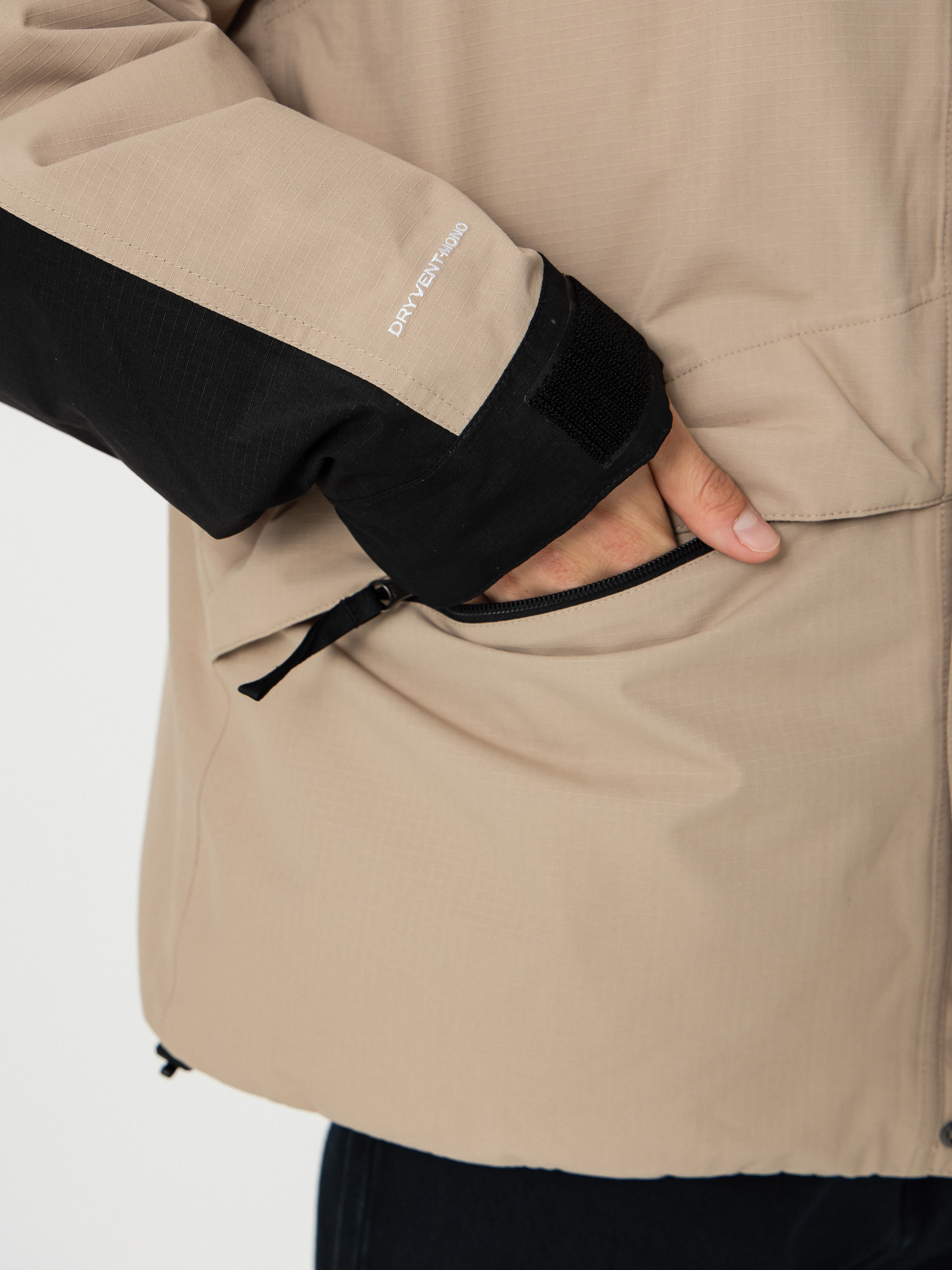 Kurtka The North Face Mountain Down (mushroom grey/tnf black)