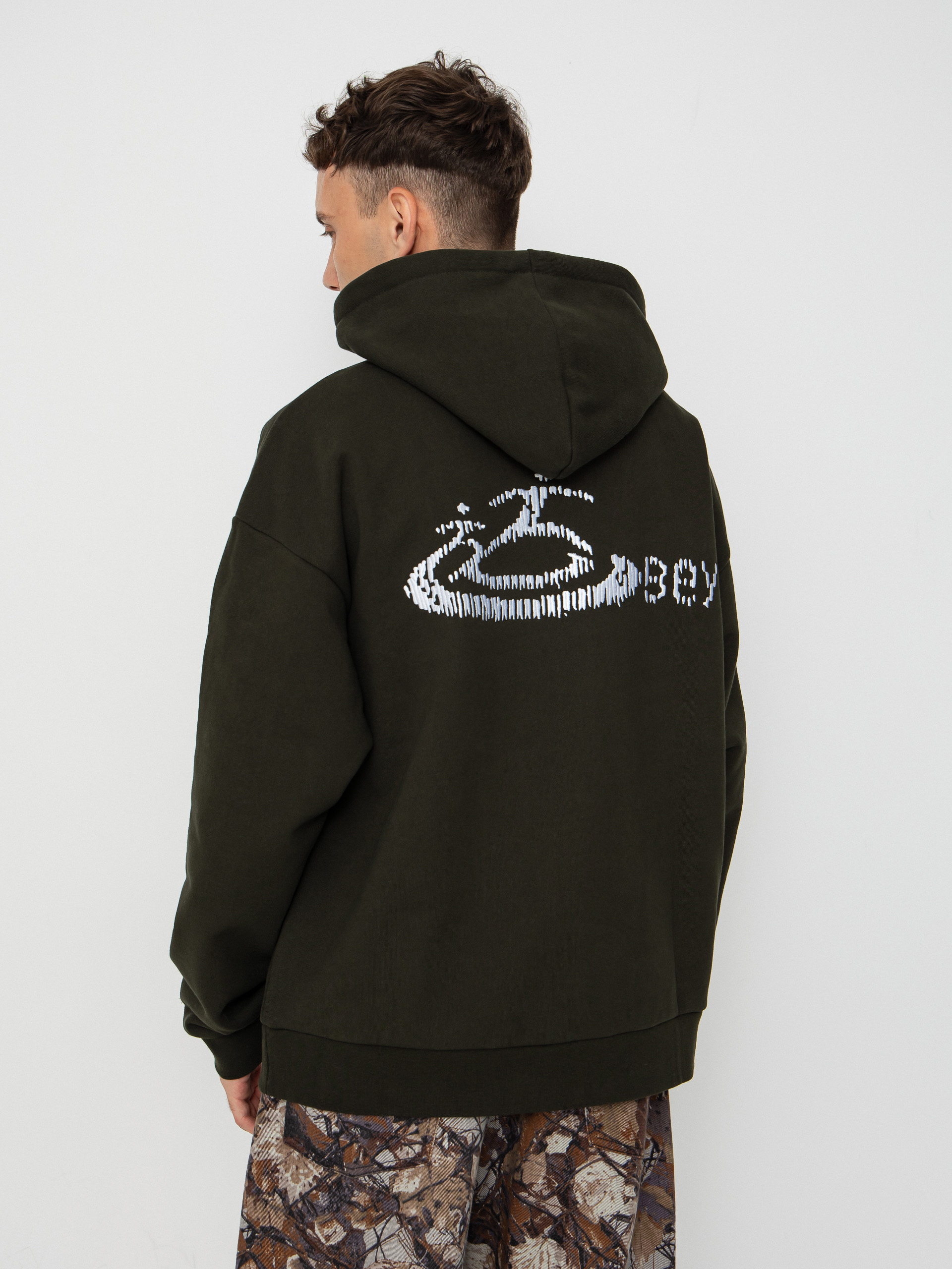 Bluza z kapturem OBEY Corp Extra Heavy HD (rosin)