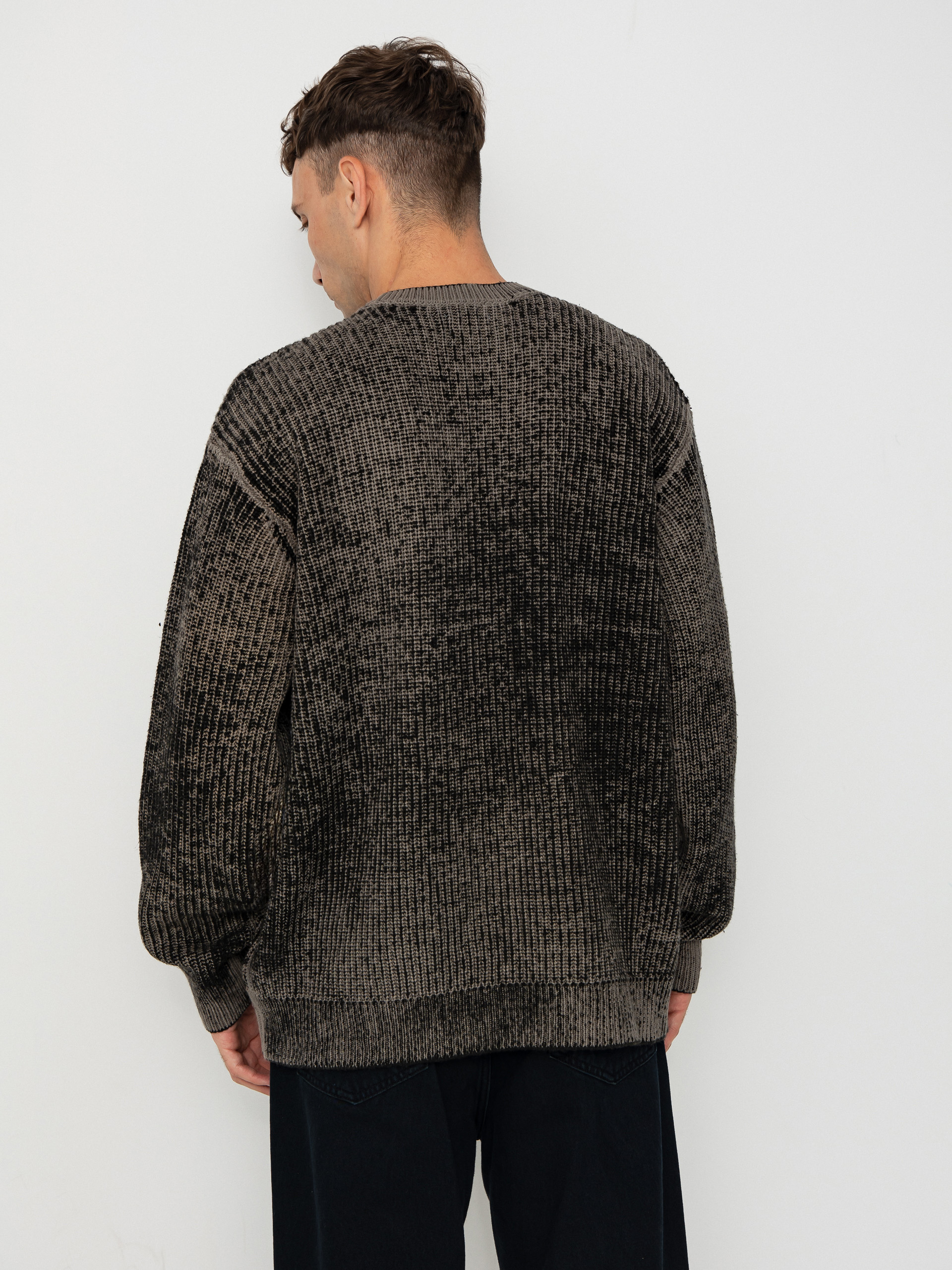 Sweter OBEY Obey Spray Effect Sweater (black multi)