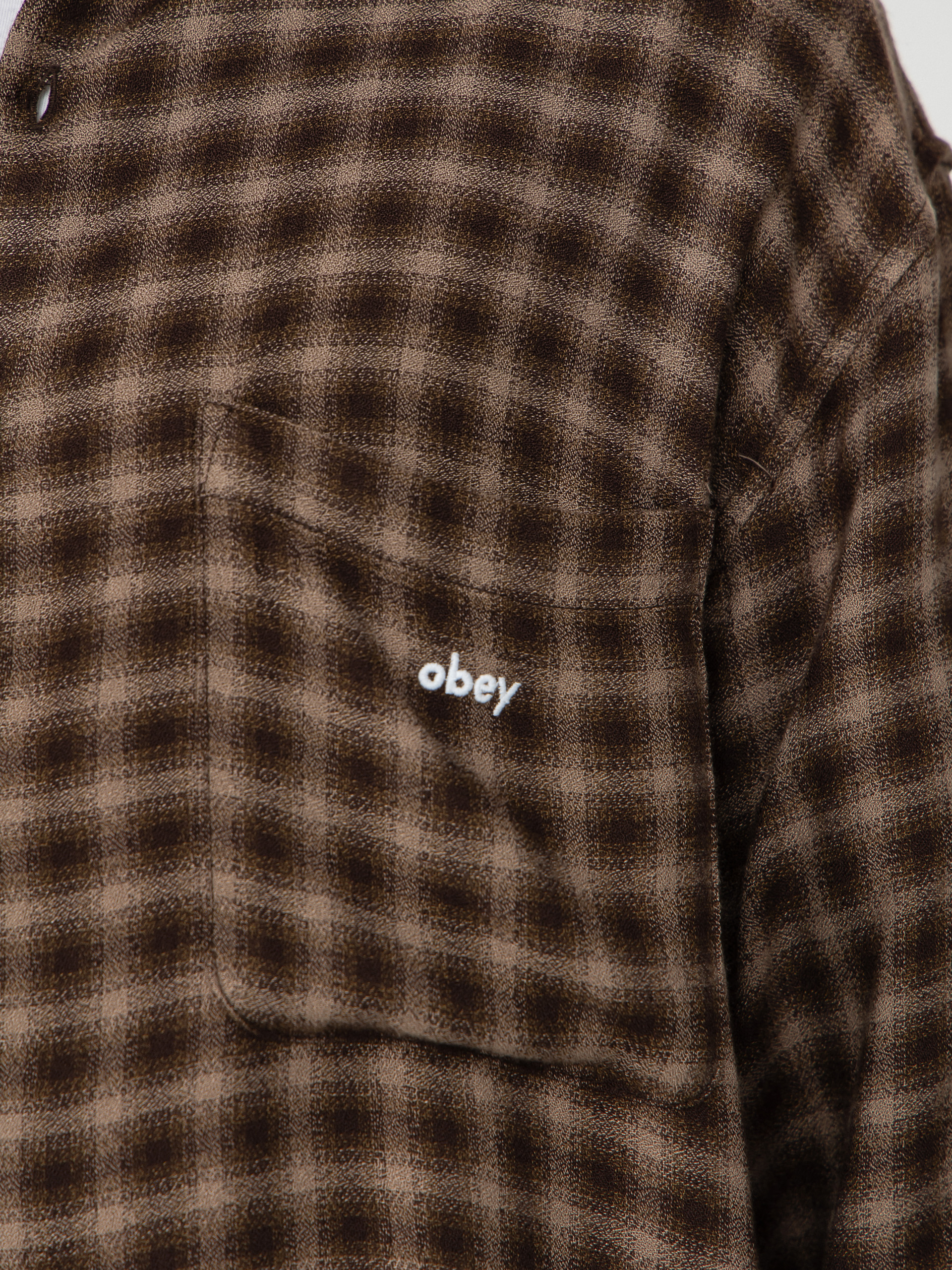 Koszula OBEY Clarence Woven (black multi)
