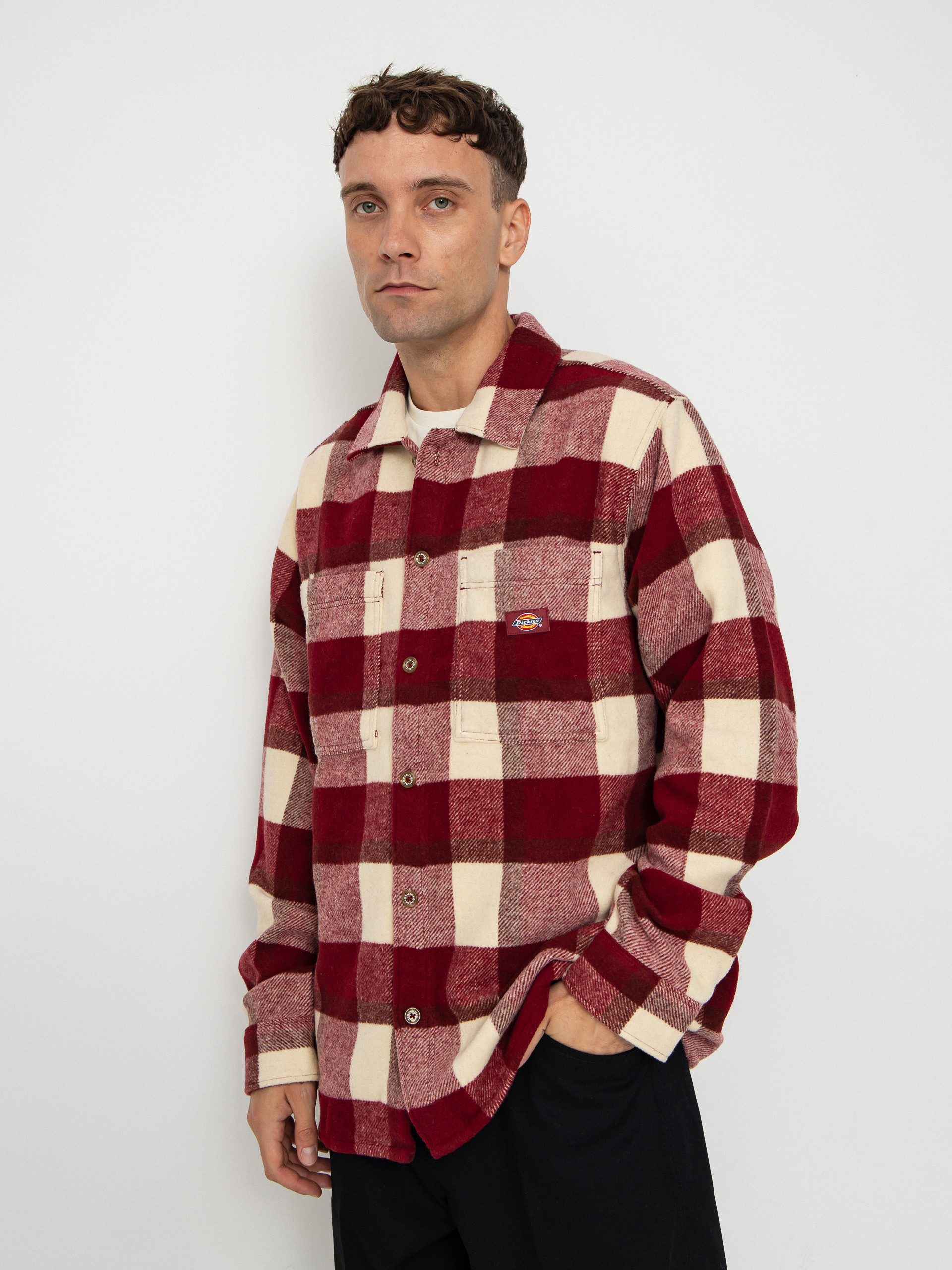 Koszula Dickies Plaid Coaling (tibetan red)