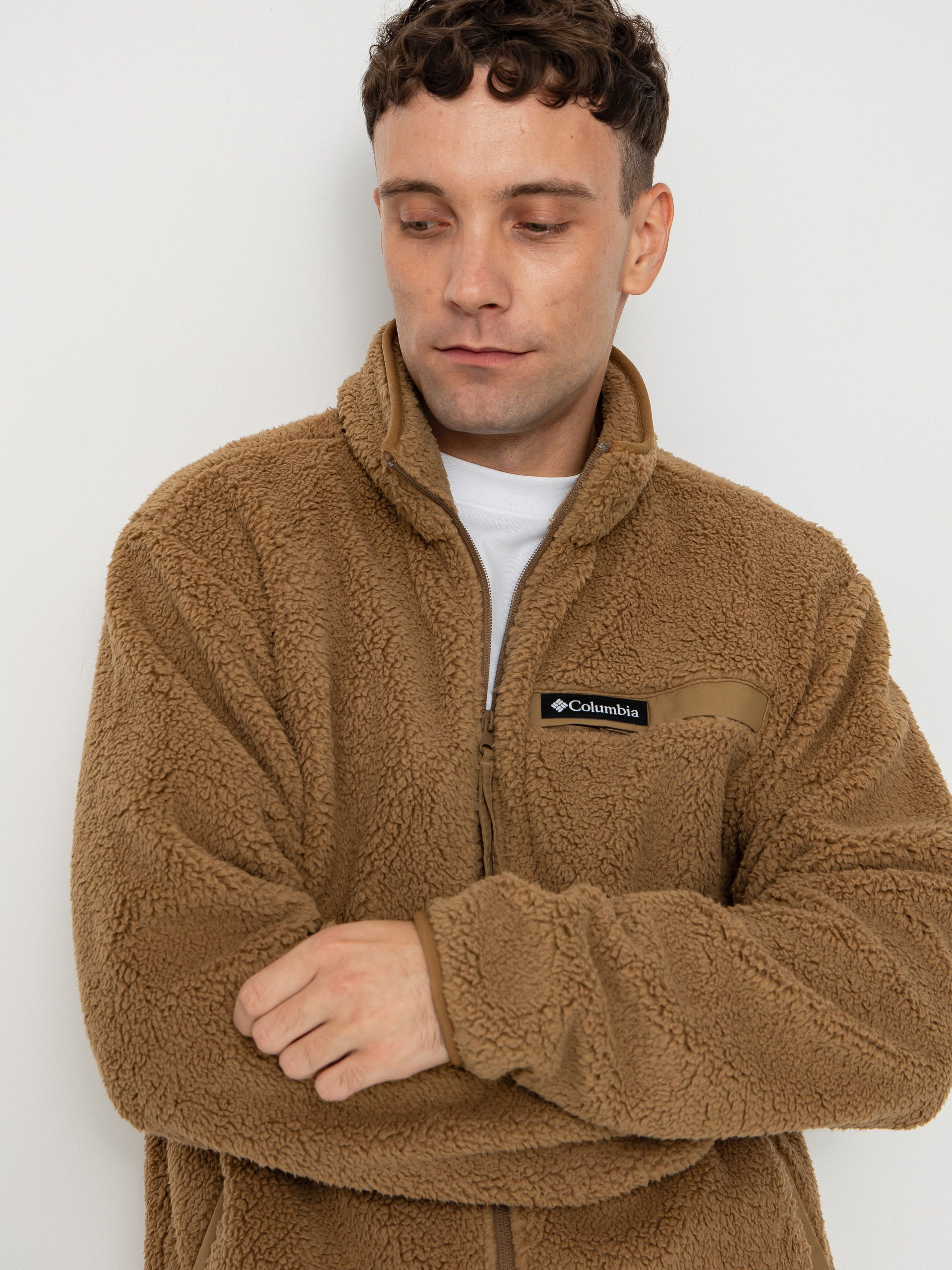 Męski Polar Columbia Rugged Ridge High Pile Full Zip (delta)