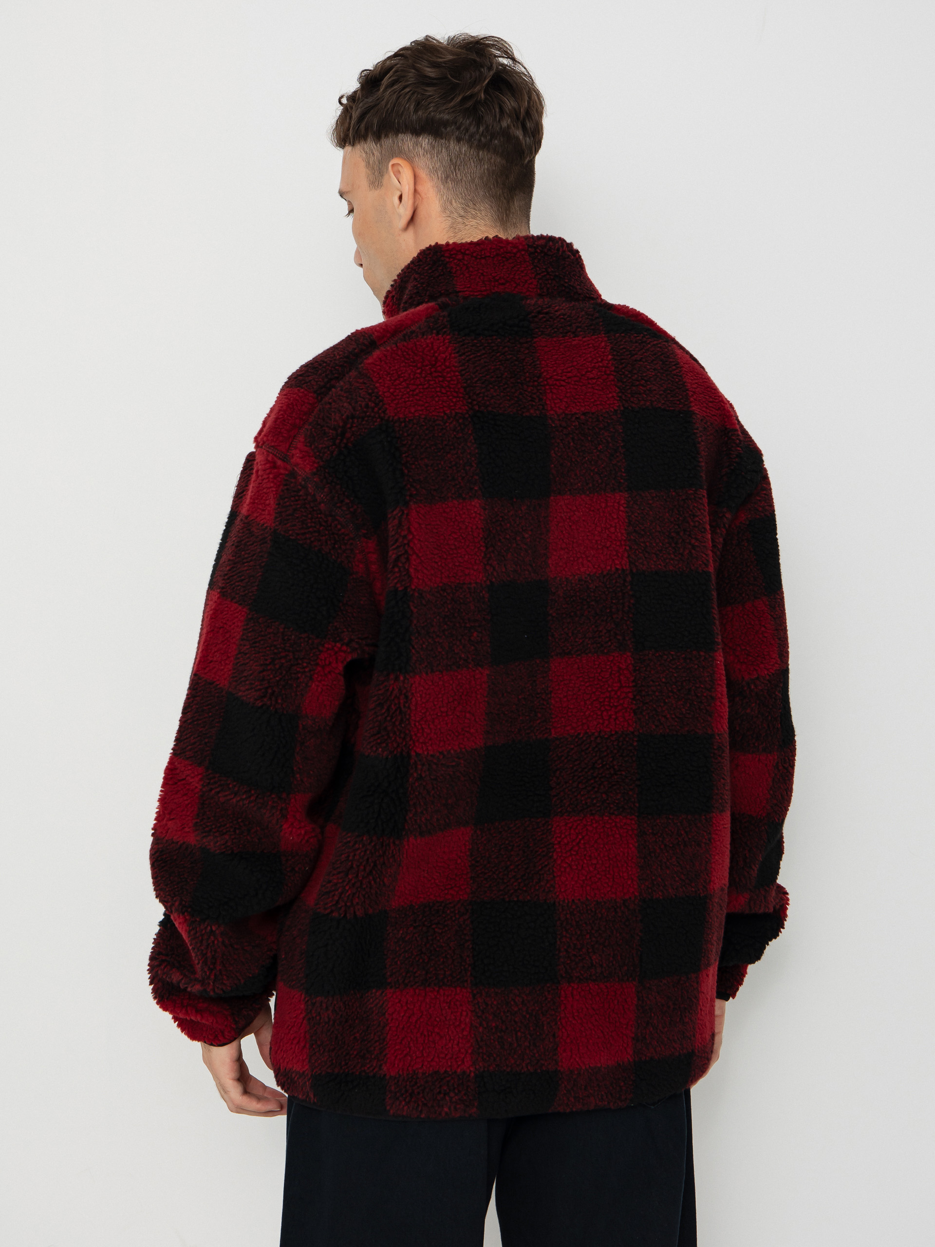 Męski Polar Quiksilver Mercury Woodlands Sherpa (woodlands biking red)