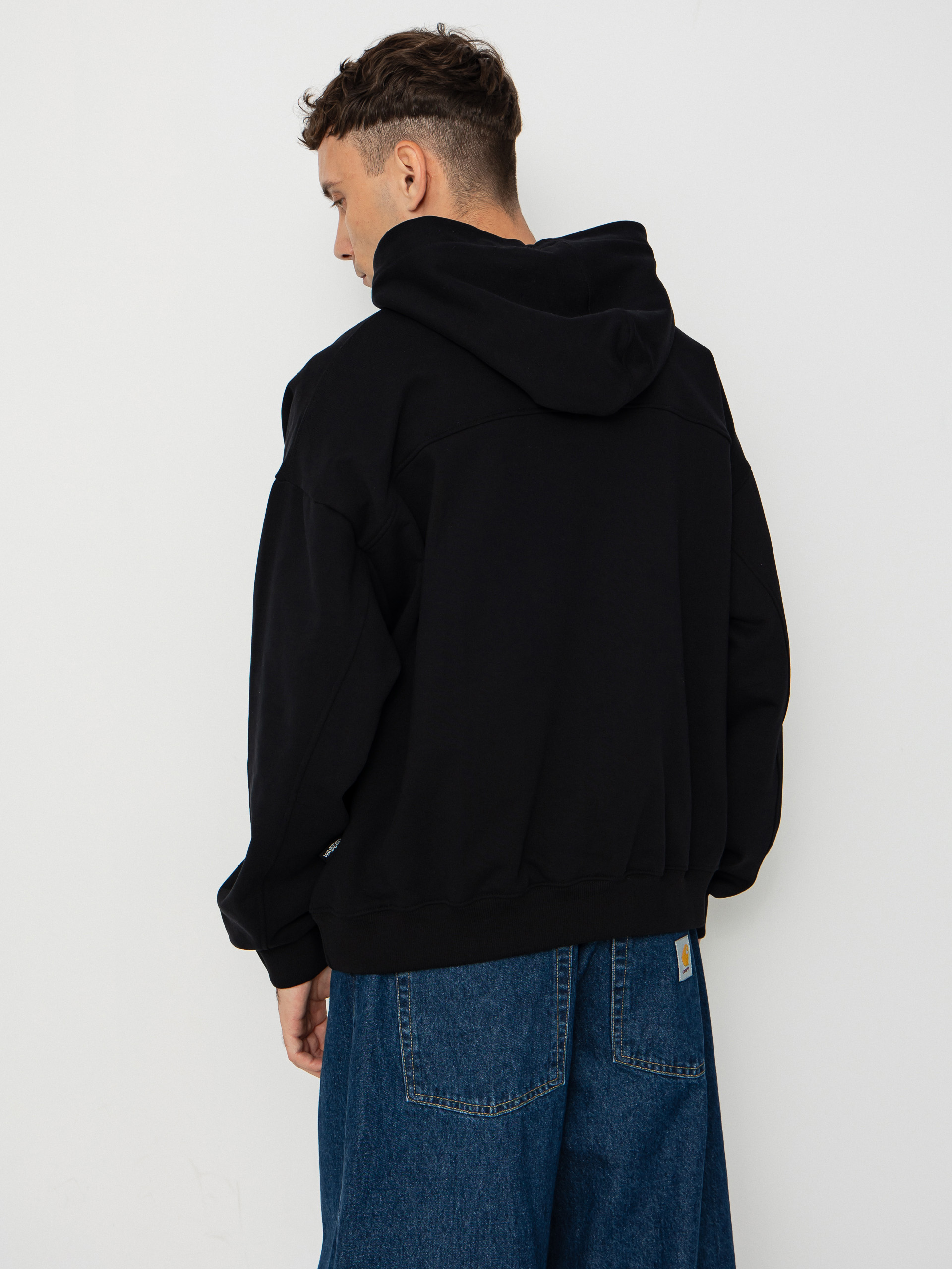 Bluza z kapturem Wasted Paris Switchblade Boxy HD (black)