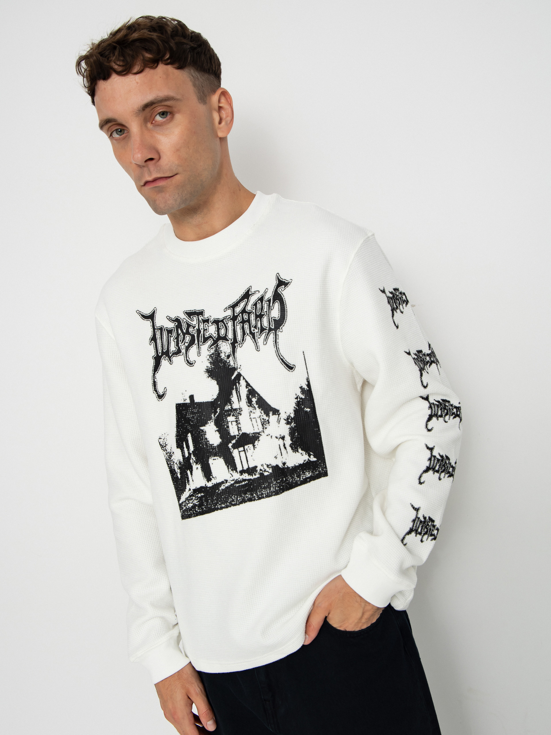 Longsleeve Wasted Paris Ignited Thermal (white)