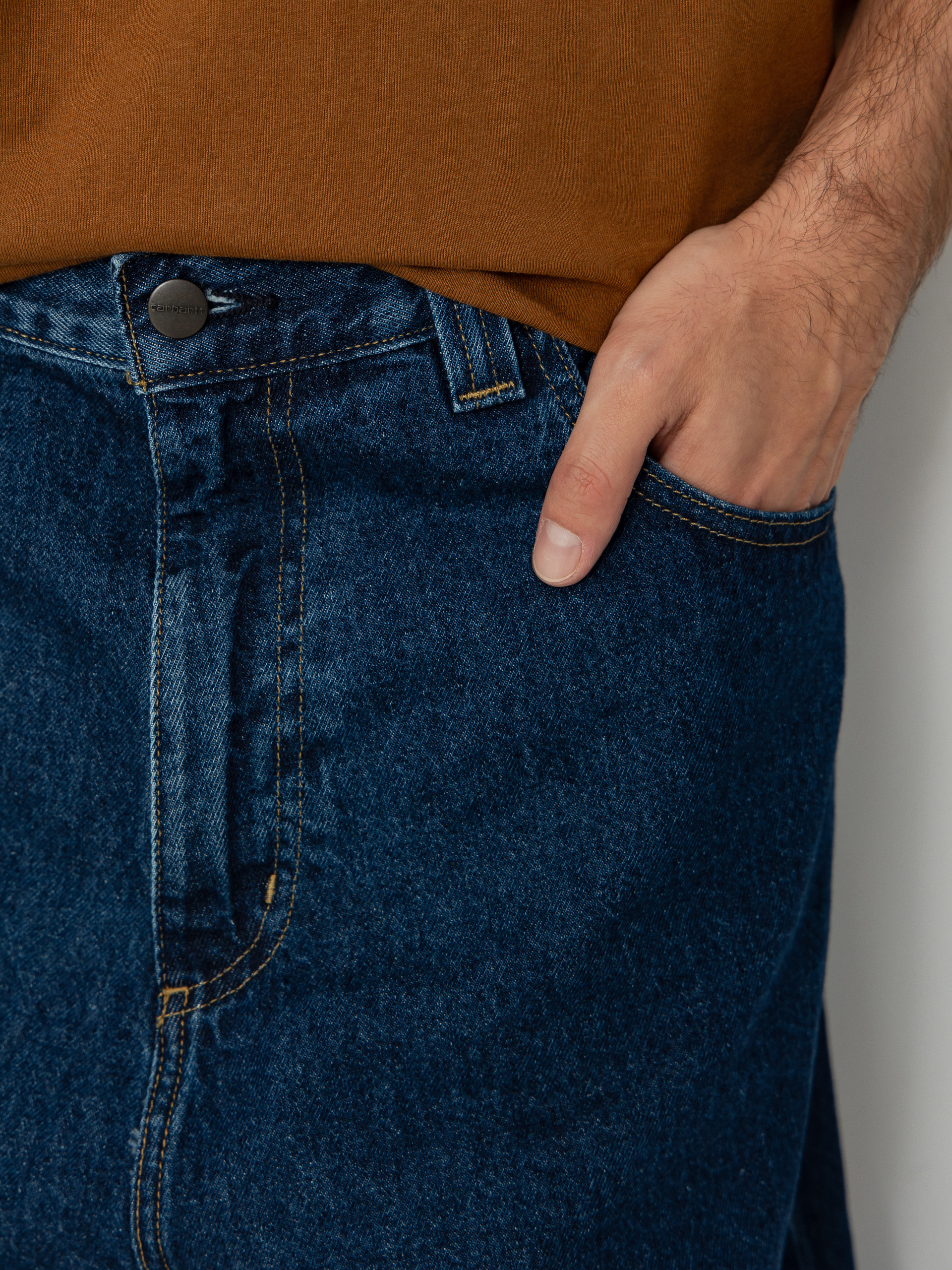 Spodnie Carhartt WIP Brandon (blue/stone washed)