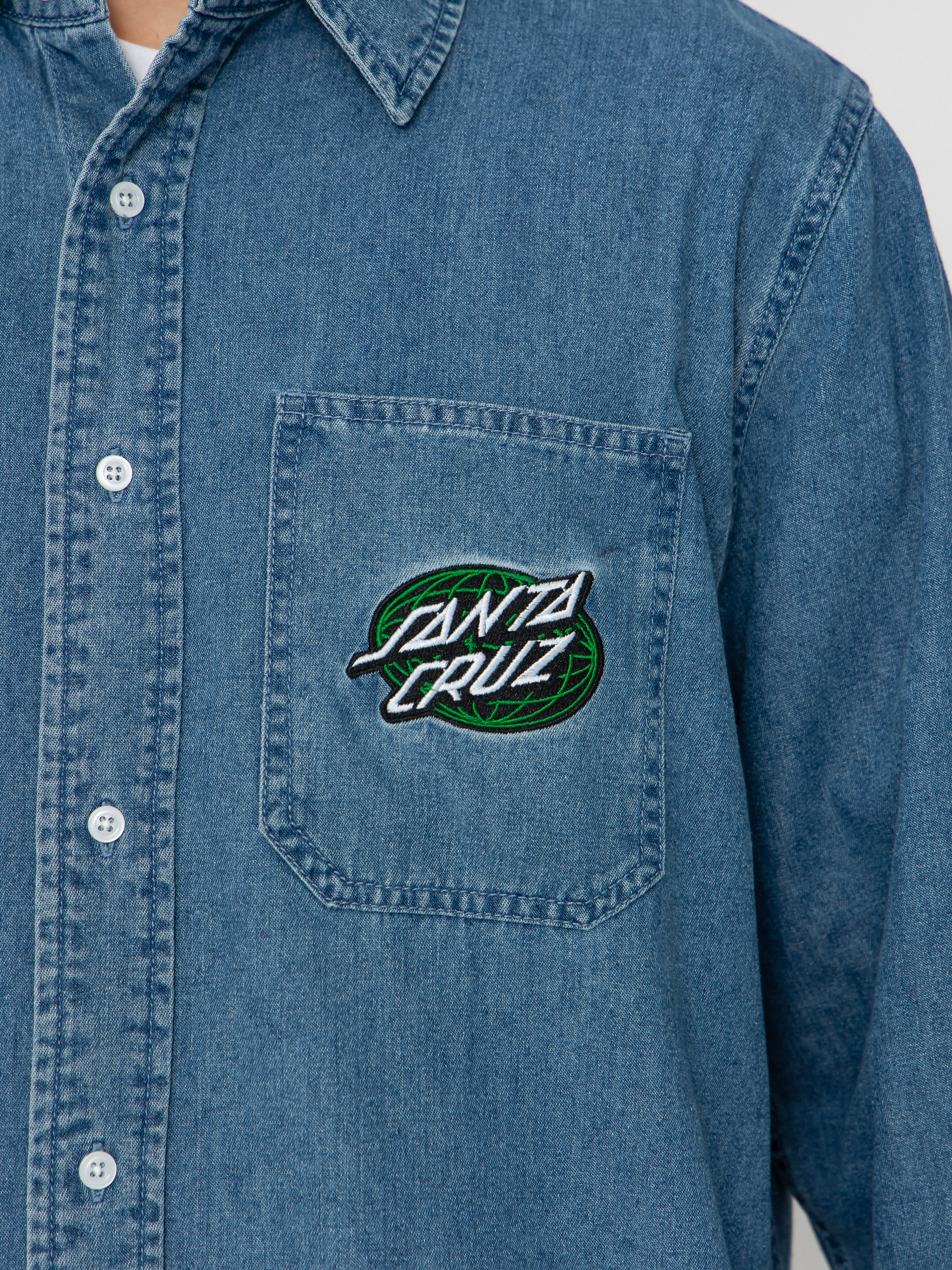 Koszula Santa Cruz Global Oval Dot (classic blue)