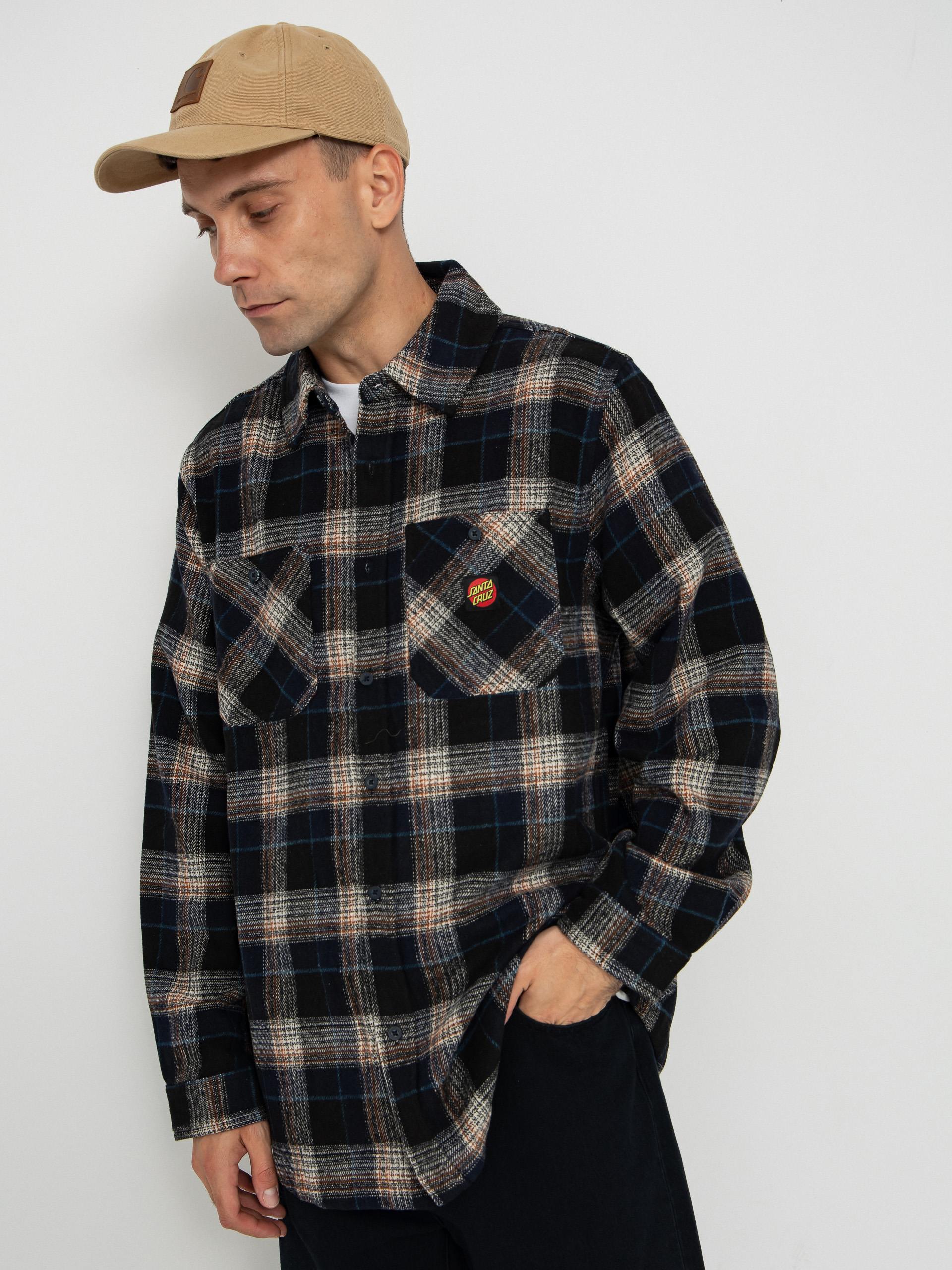 Koszula Santa Cruz Apex (navy check)