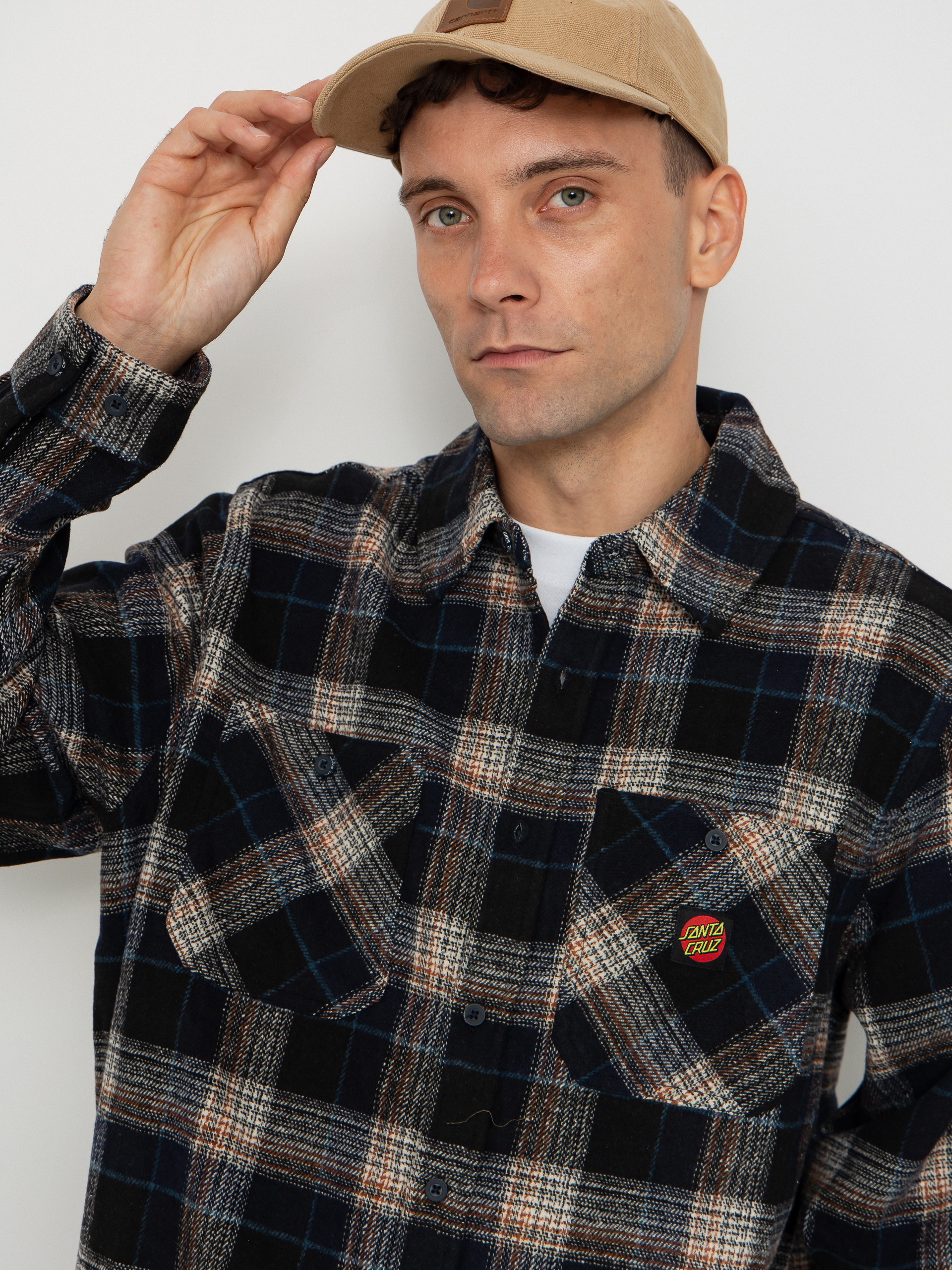 Koszula Santa Cruz Apex (navy check)