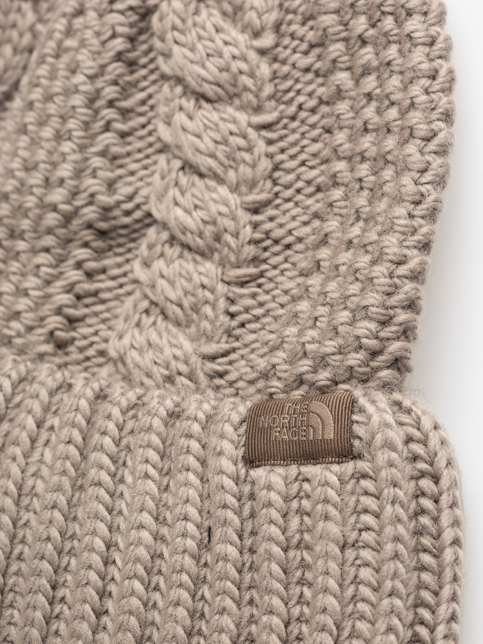 Czapka zimowa The North Face Oh Mega Wmn (mocha brown)