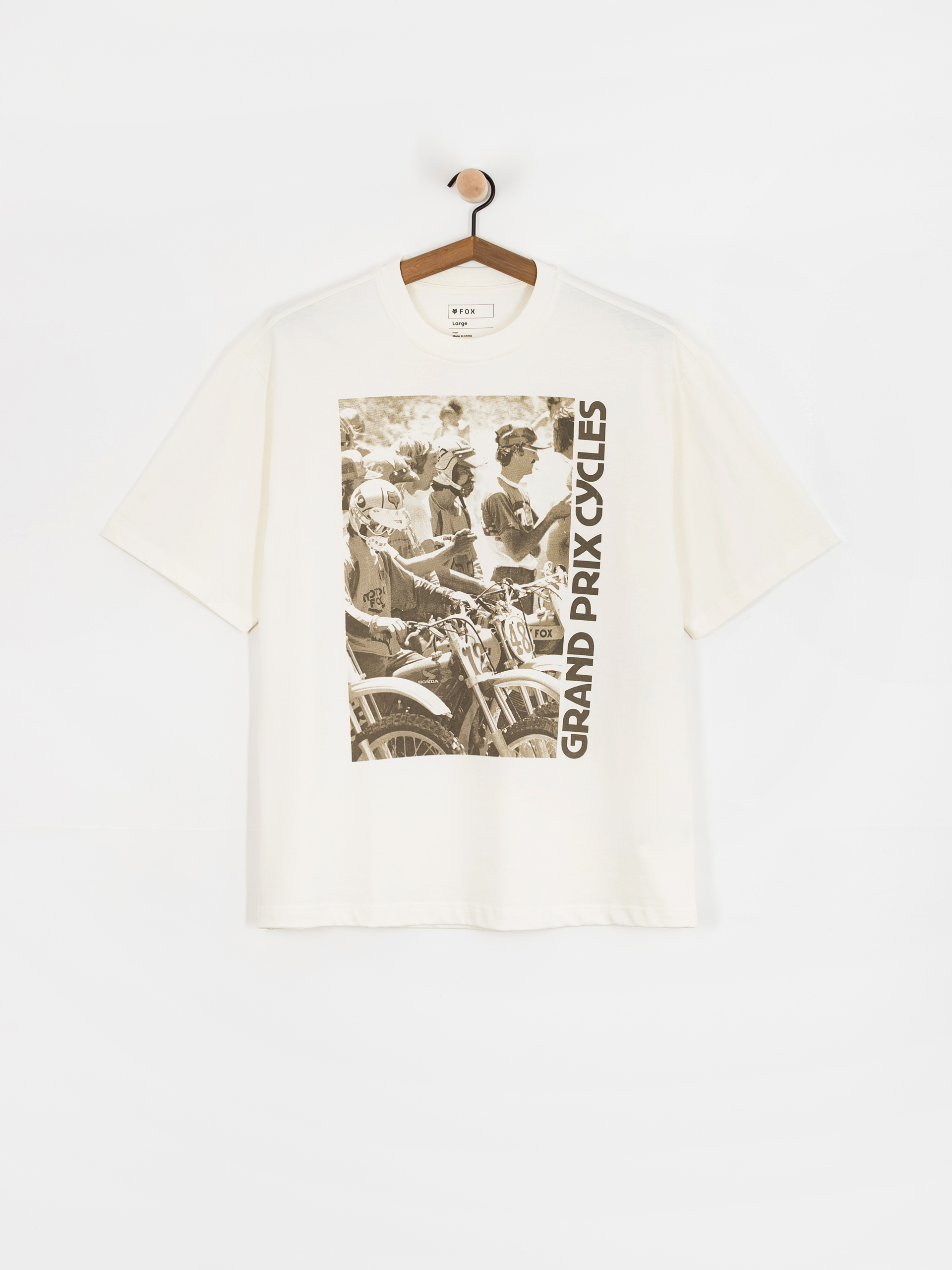 T-shirt Fox Circa 74 Oversized (off white)
