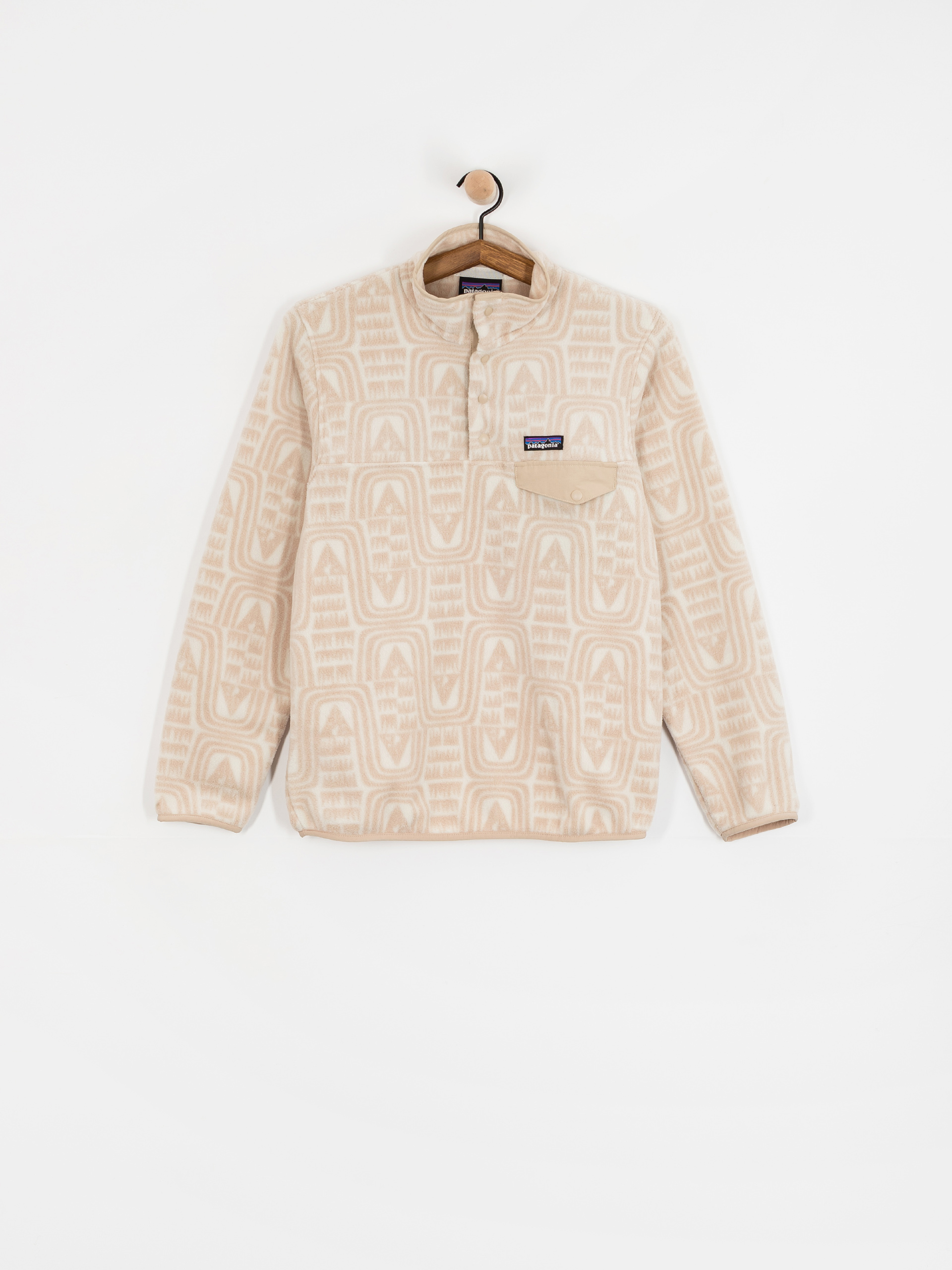 Polar Patagonia LW Synch Snap T Wmn (flow dyno white)