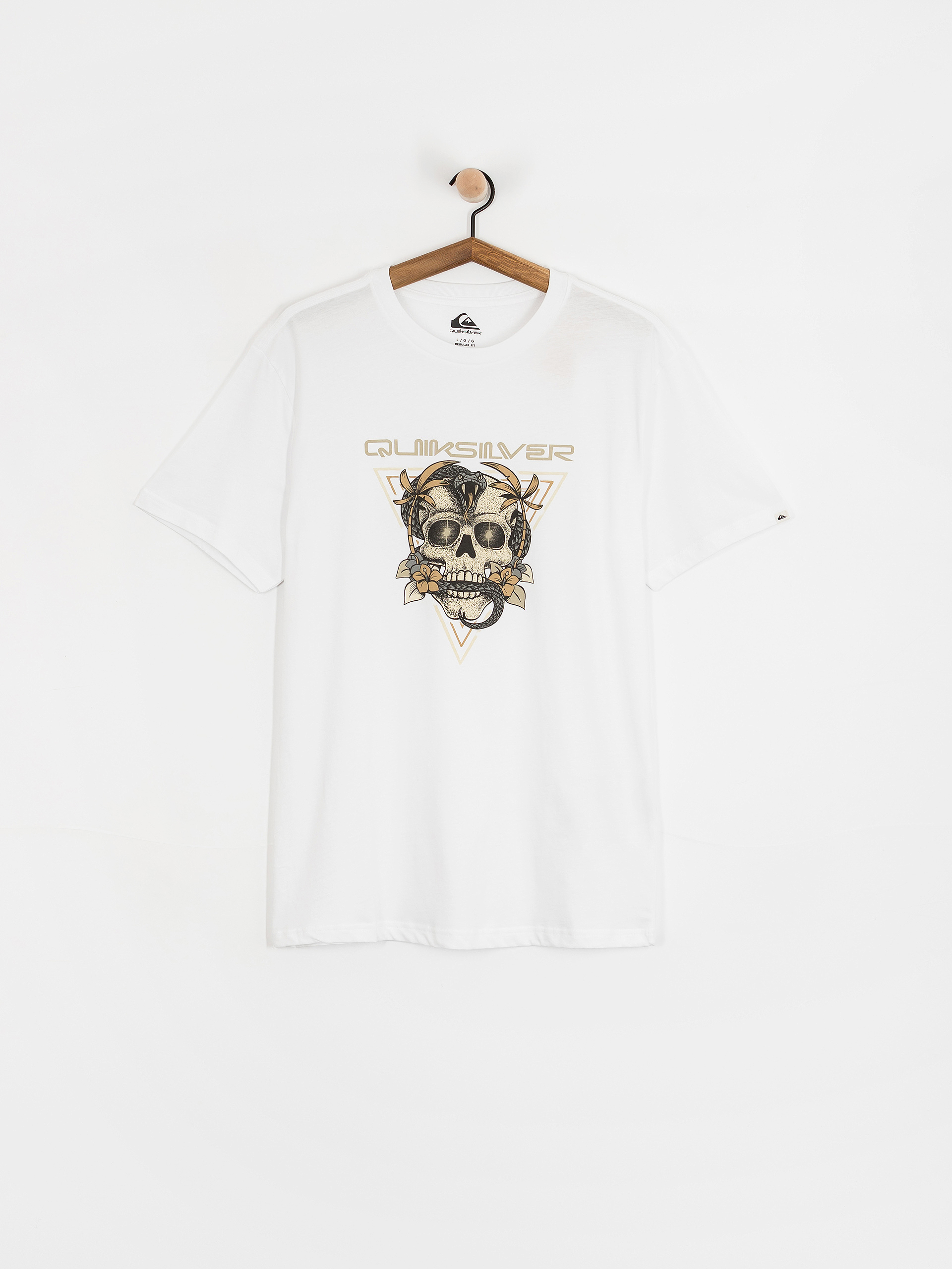 T-shirt Quiksilver Core Skull (white)