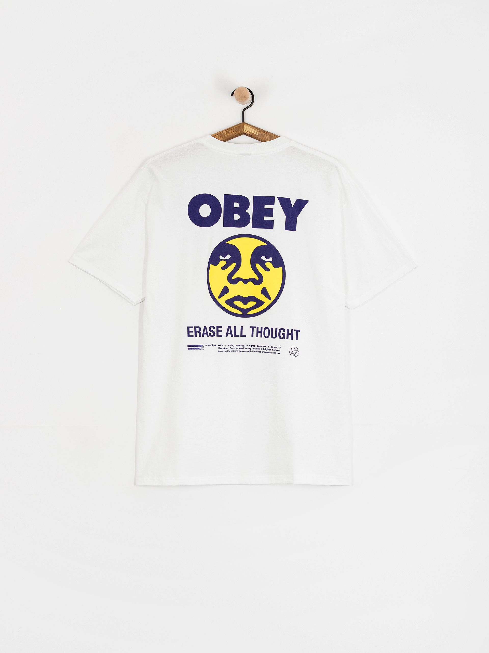 T-shirt OBEY Obey Erase All Thought (white)