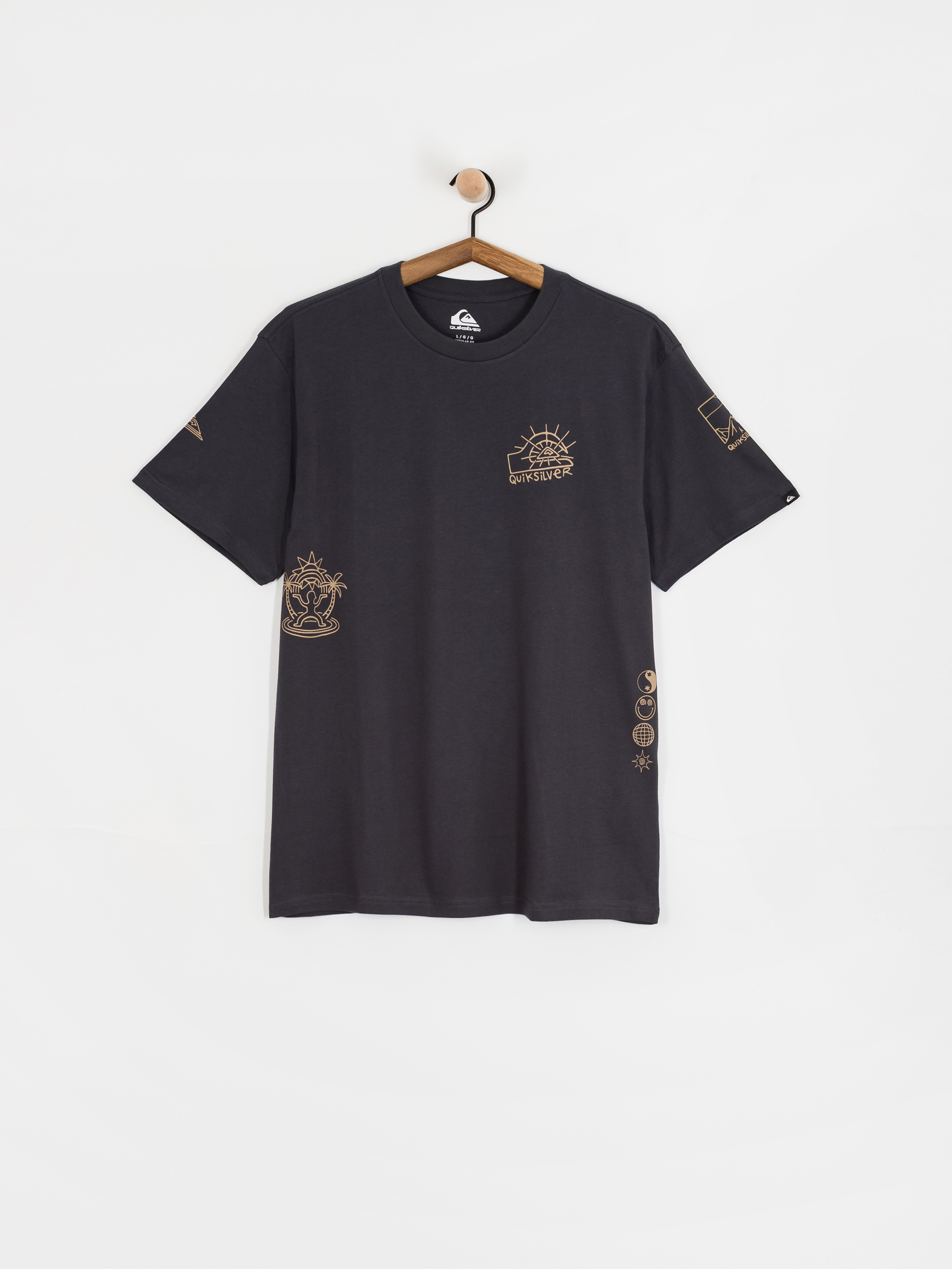 T-shirt Quiksilver Evo Quik Rituals (india ink)
