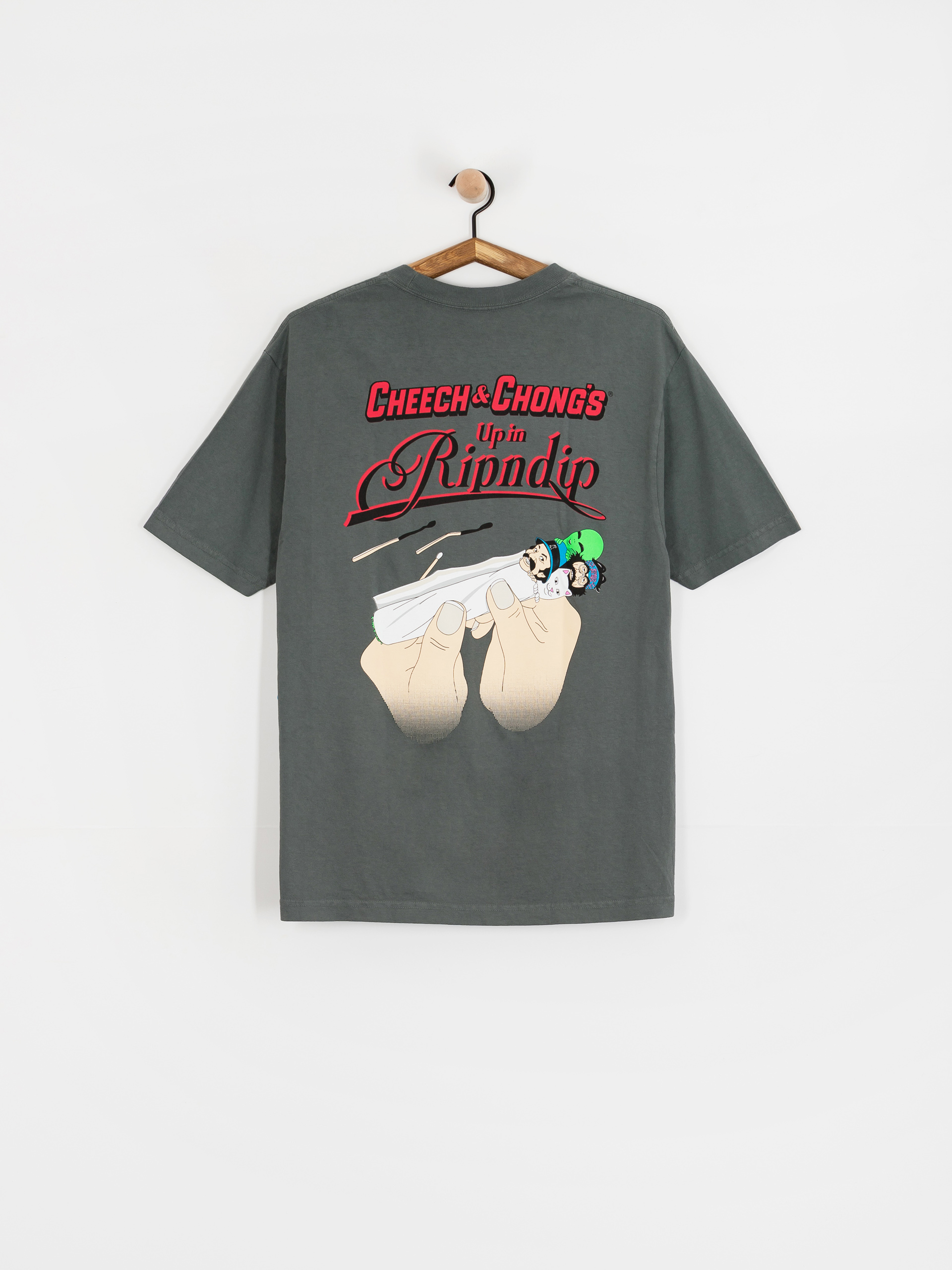 T-shirt RipNDip Roll Me Up (charcoal)