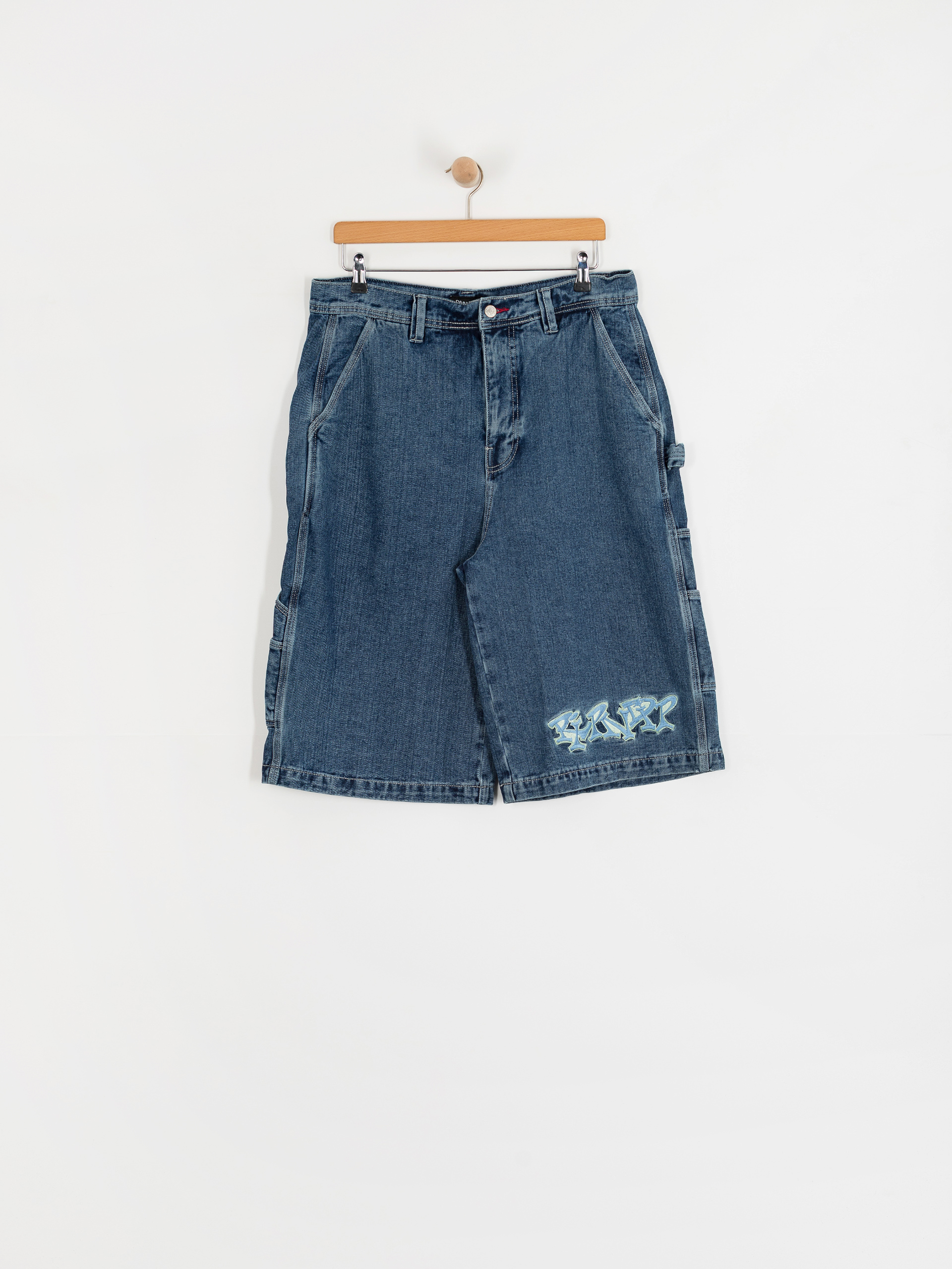 Szorty RipNDip Ace Ultra Wide Leg (medium wash)